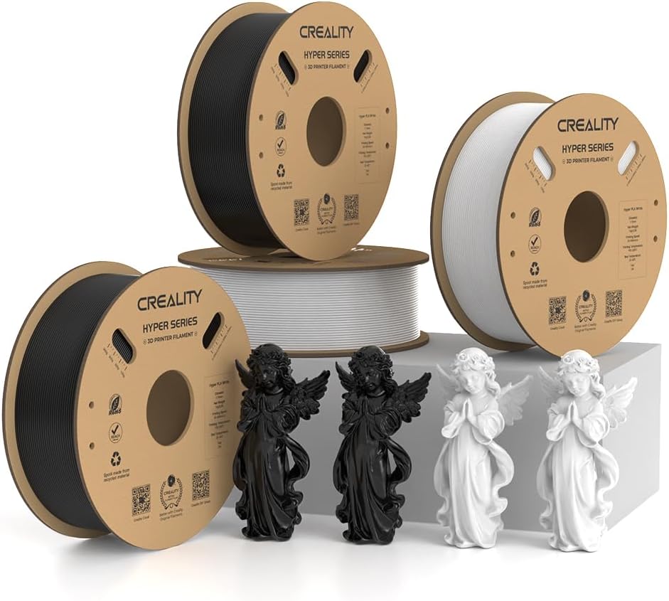 Official Creality Hyper PLA Filament 1.75mm, High Speed PLA 30-600mm/s 3D Printe...