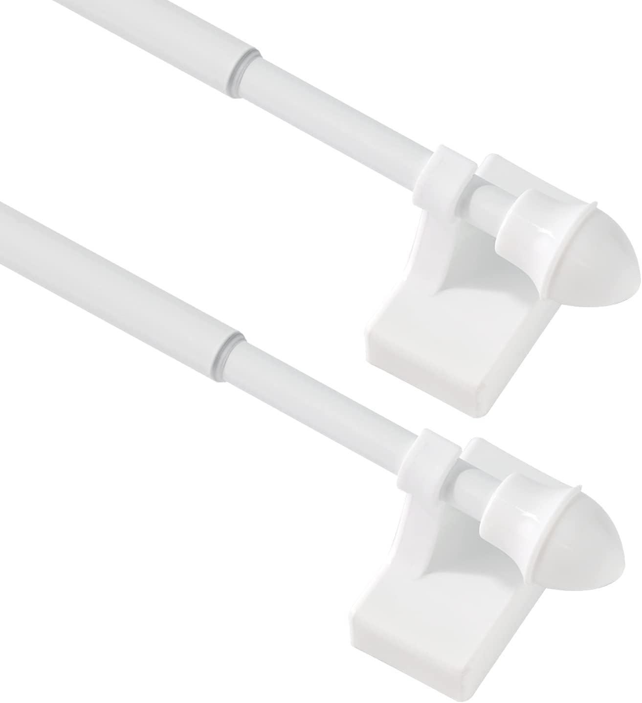 Magnetic Curtain Rods for Metal Doors，No Tools Required,Multi-Use Adjustable Ap...