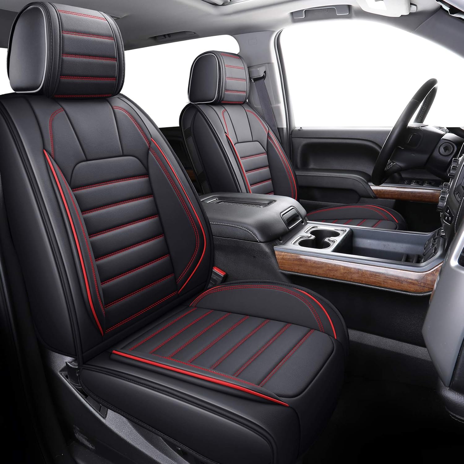 YIERTAI Compatible with Chevy Chevrolet Silverado GMC Sierra Seat Covers for 200...