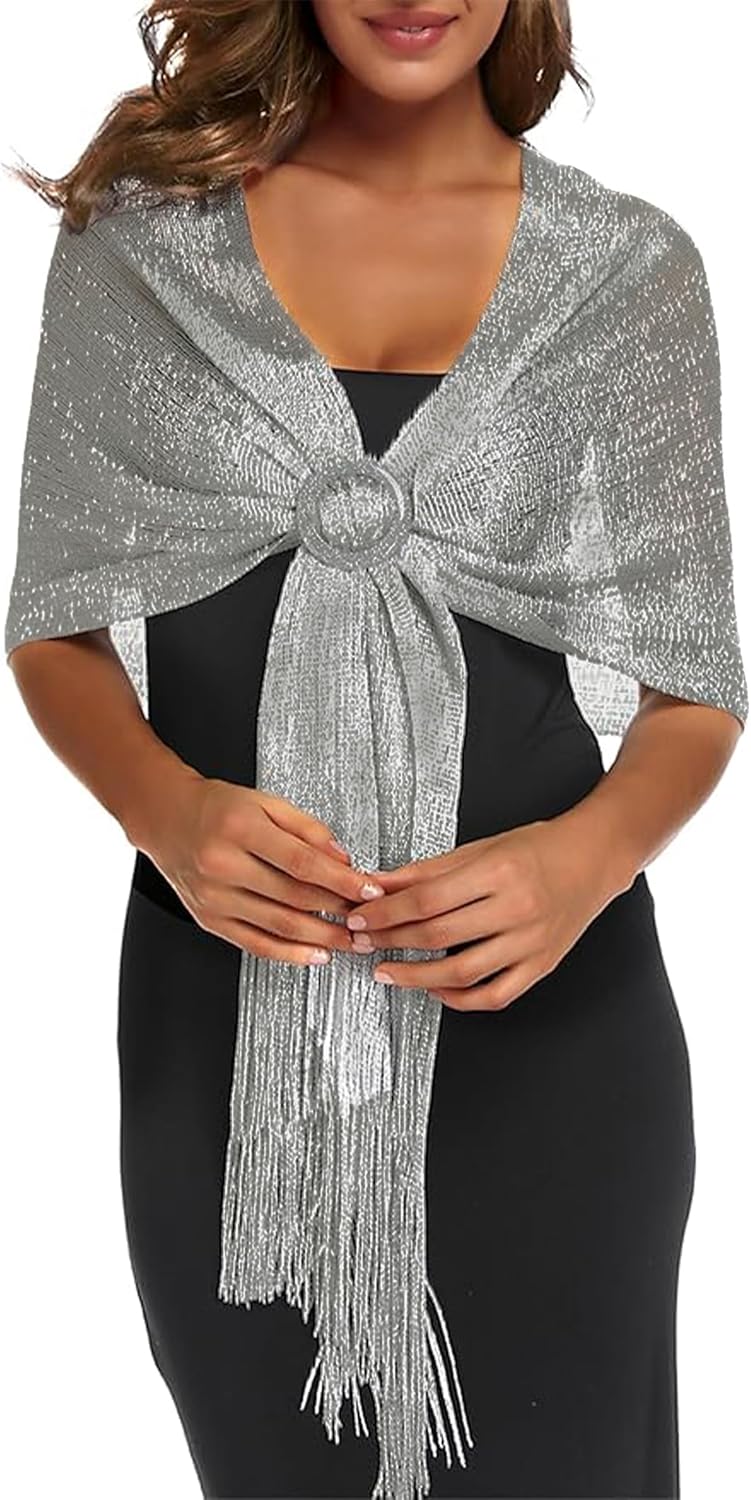 Rheane Shawls and Wraps for Evening Dresses Shawl Wraps for Women with Buckle fo...