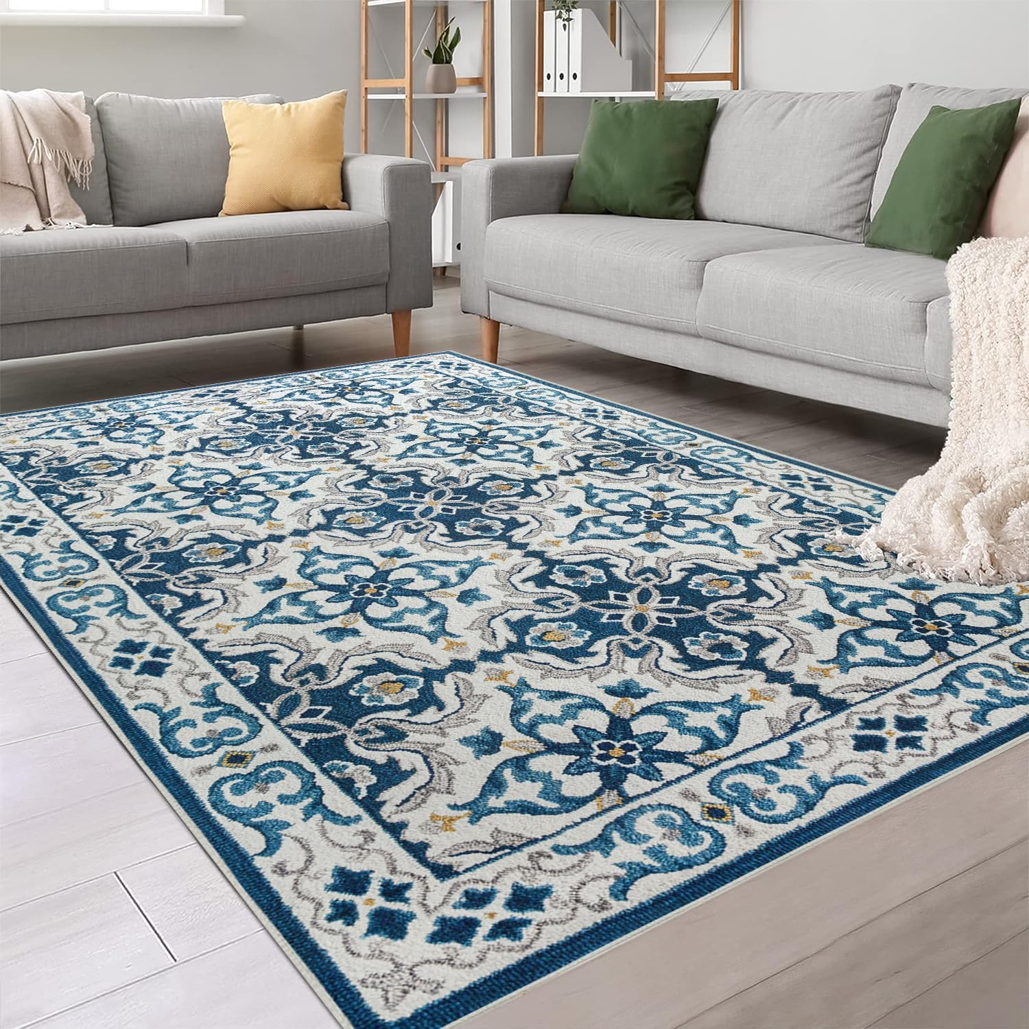 Imperial Rooms Area Rugs for Bedroom - Vintage Rugs Living Room 120 x 170 Cm Mod...