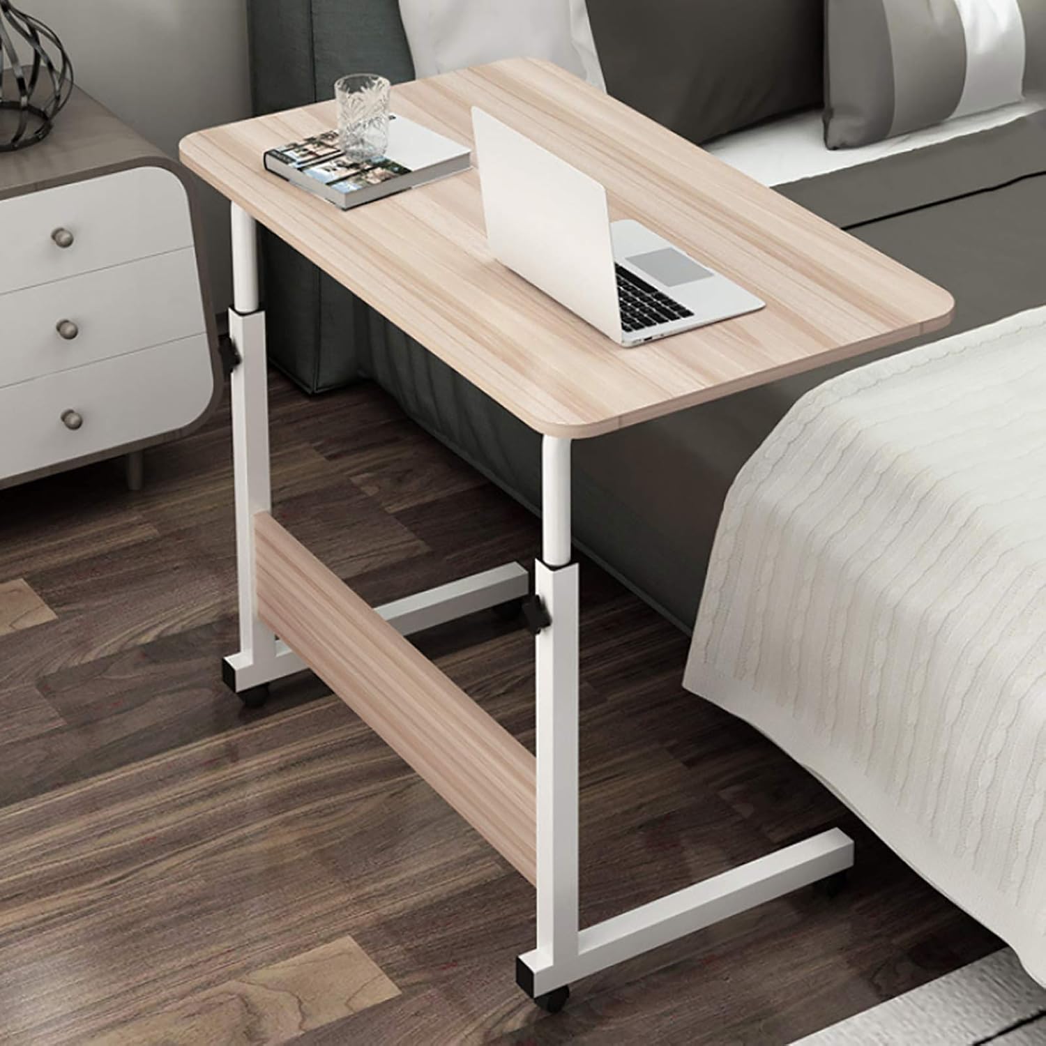 Youyijia Height Adjustable Mobile Table 40x60-(67-80) cm Height Adjustable Lapto...