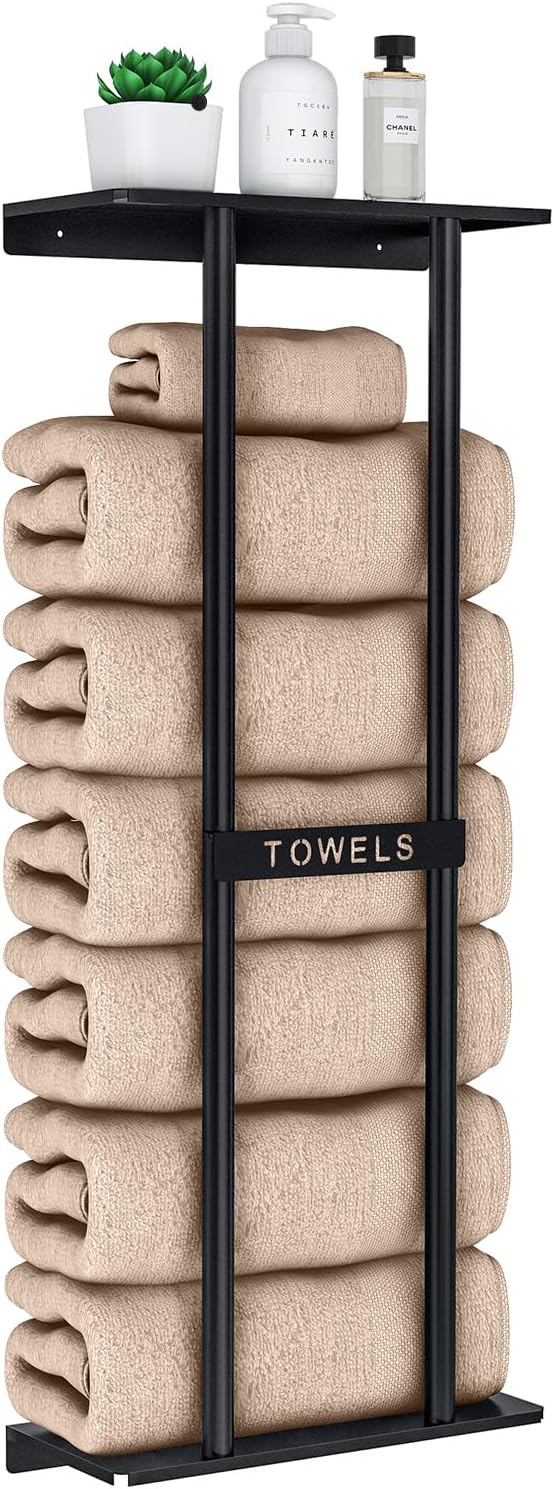 Bathroom Towel Storage Rack, Towel Racks for Bathroom Wall Mounted 30 inch with...