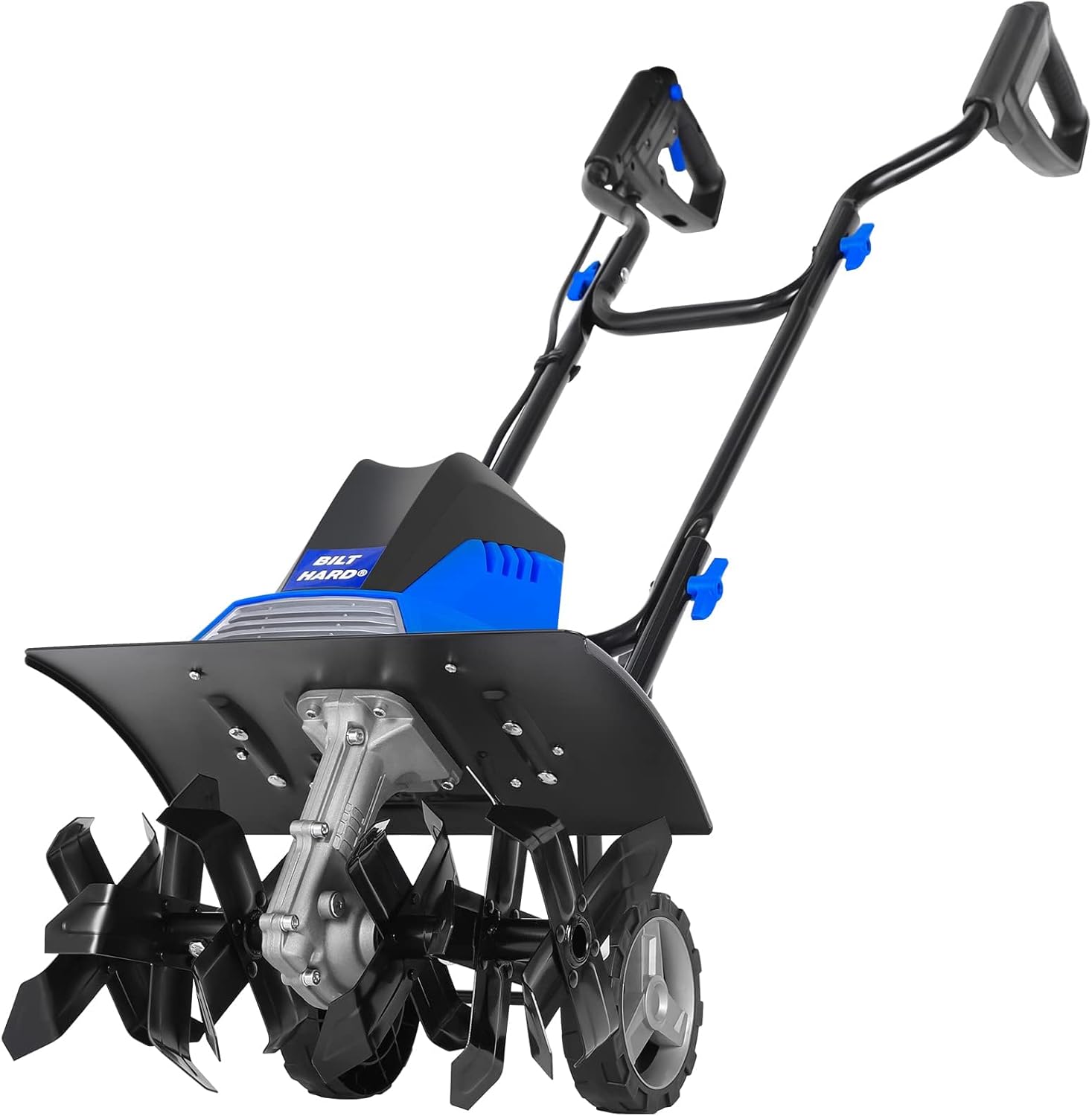 BILT HARD Tiller Cultivator 16 inch, 13.5 Amp 6 Steel Tines Tillers for Gardenin...