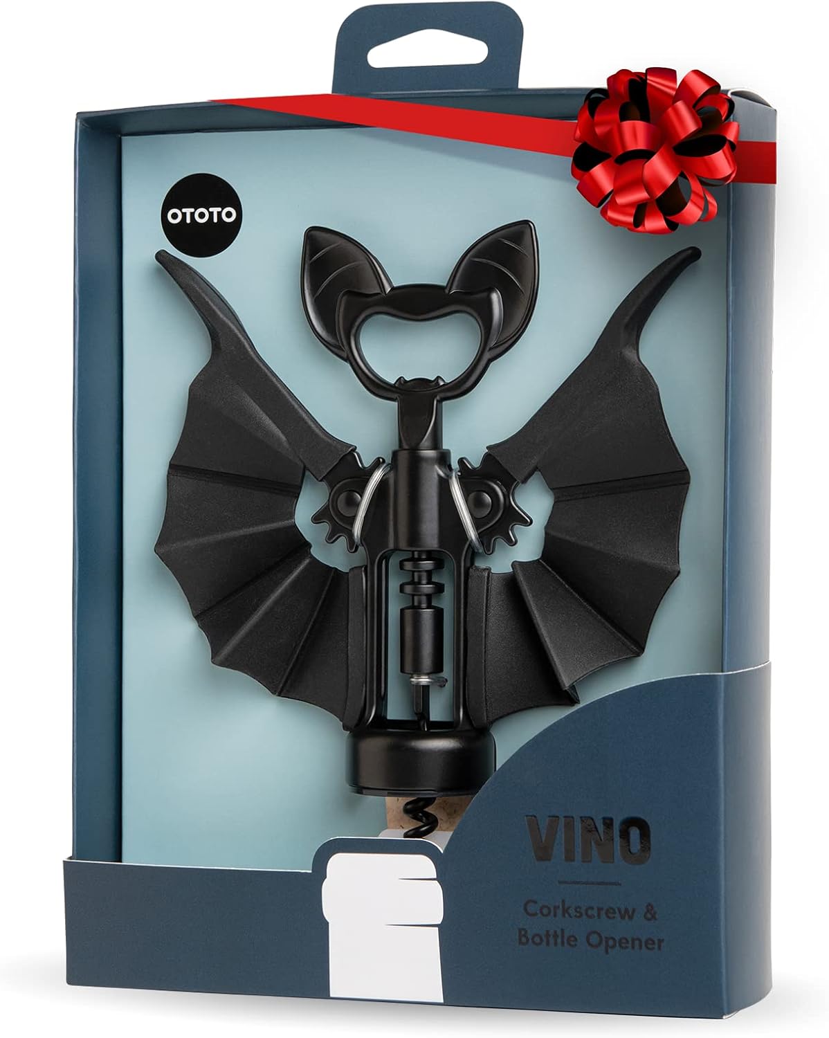 OTOTO 2-in-1 Wine & Beer Opener, Goth Halloween Gifts, Gothic Wine Accessories &...