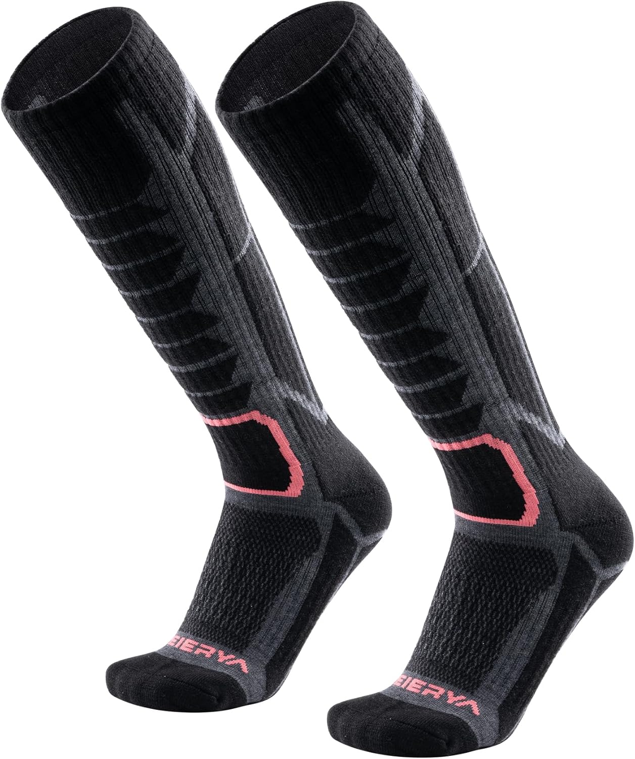 WEIERYA Ski Socks,Merino Wool Ski Socks for Skiing, Snowboarding,Outdoor Sports...
