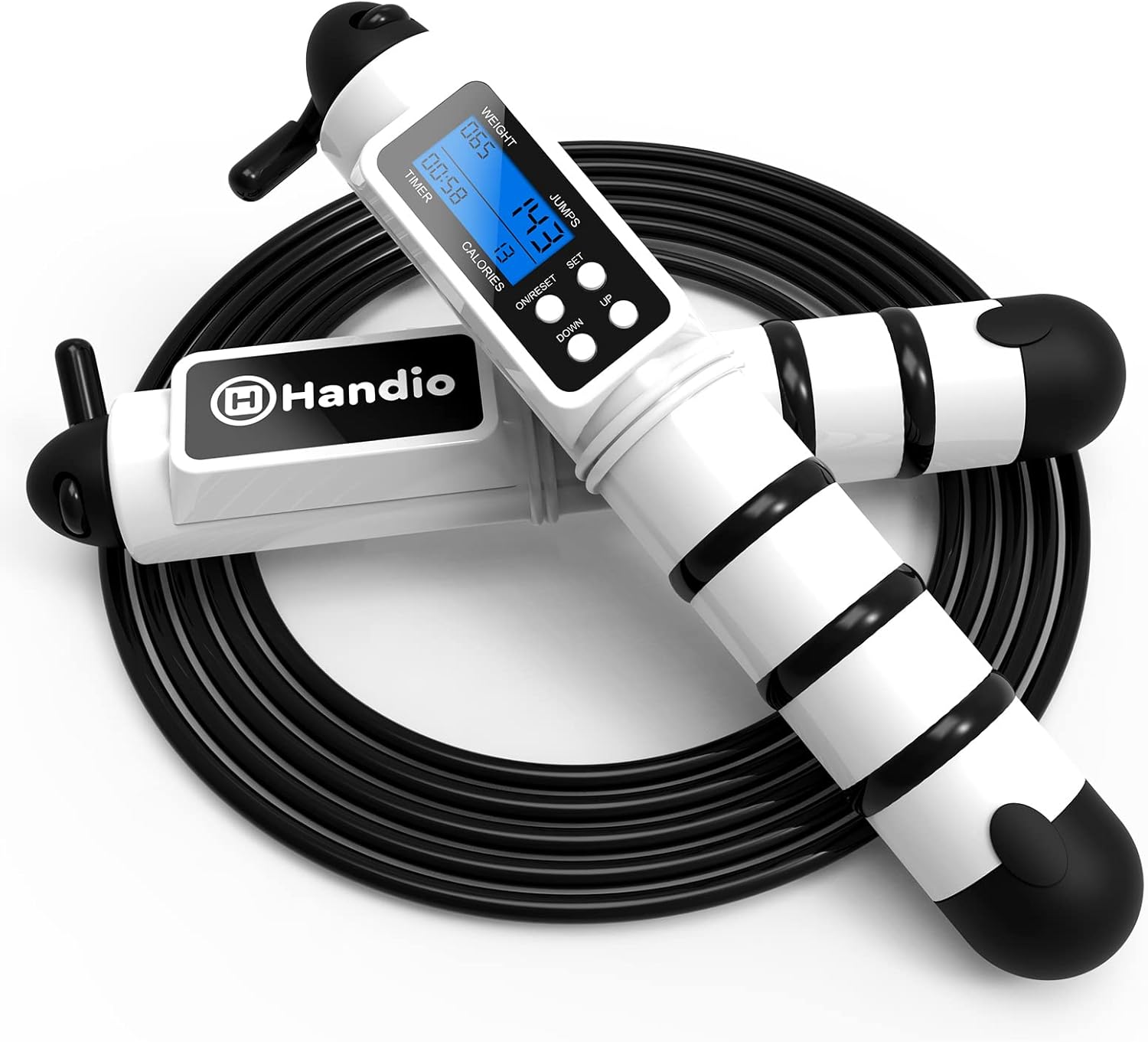 Jump Rope, H Handio Jump Rope with Counter, Workout Jumping Rope with Steel Ball...