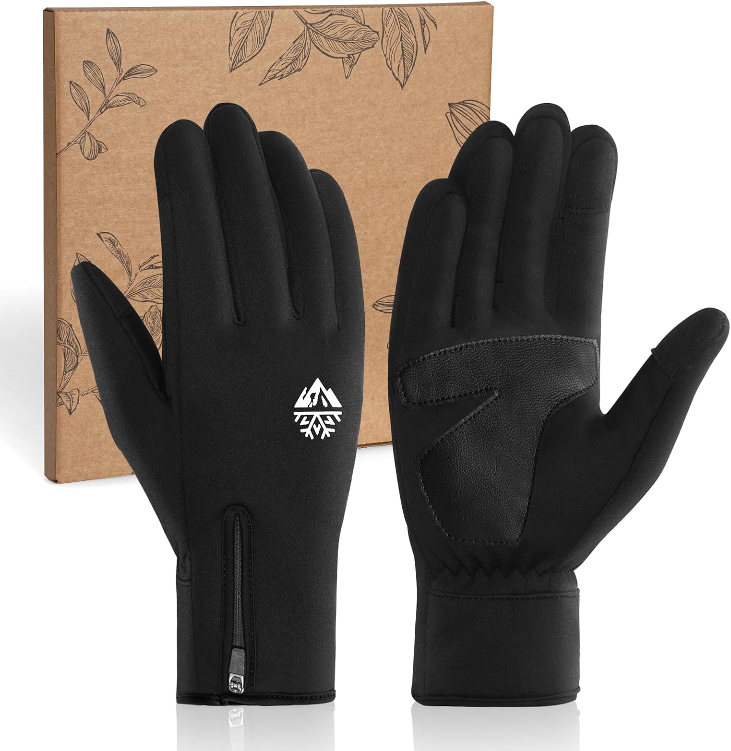 RIGWARL Winter Thermal Gloves Men and Women, Waterproof Touchscreen Cold Weather...