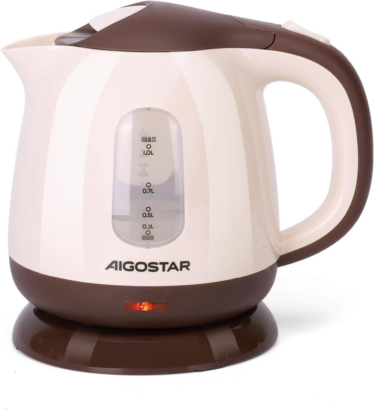 Aigostar Small Electric Kettle， 1 Litre 1100W Low...