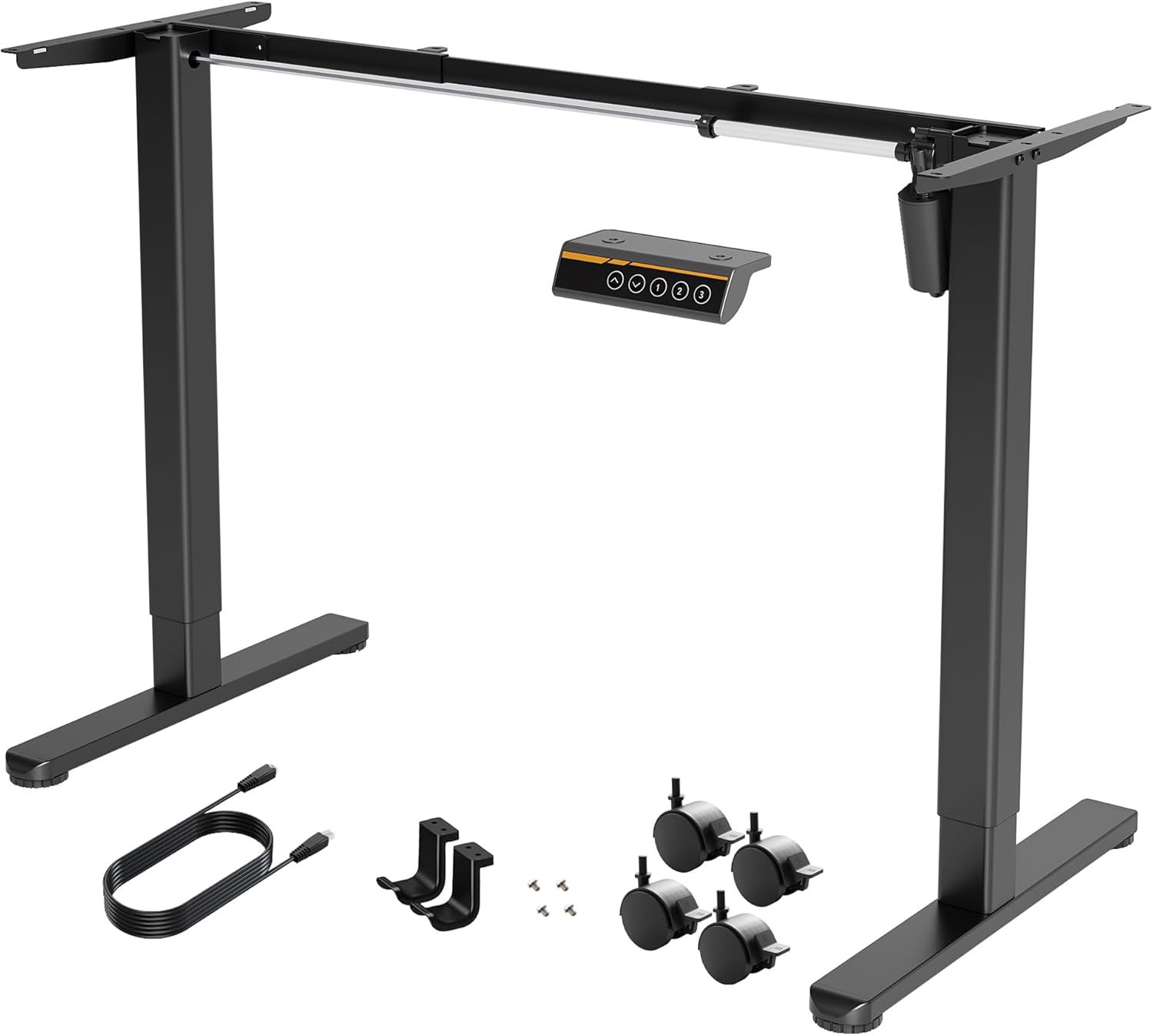 Claiks Standing Desk Frame, Electric Stand Up Desk Legs Frame Workstation Up to...