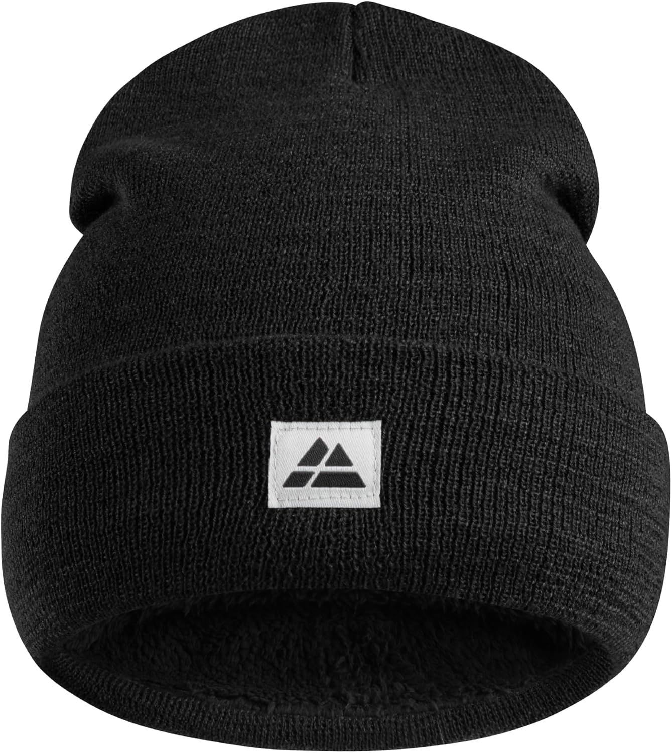 DANISH ENDURANCE Beanie Hat, Fleece Lined, Recycled Materials, Soft Knit Cuffed,...