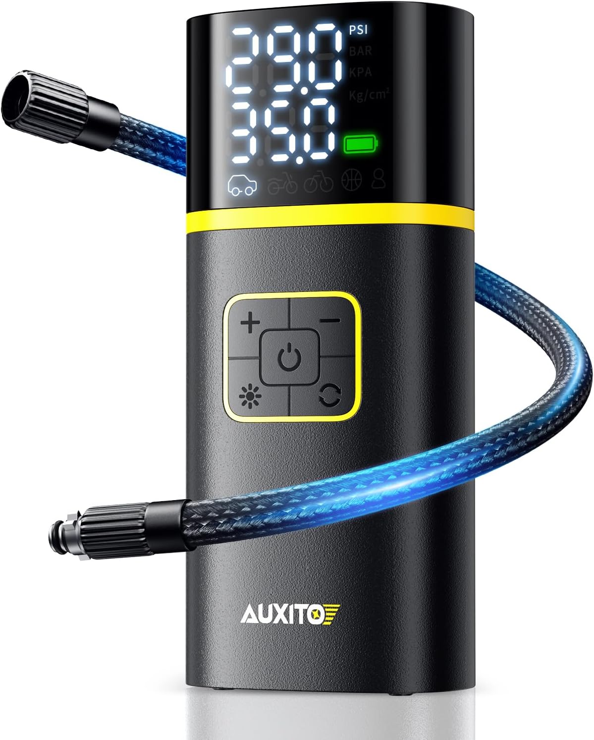 AUXITO Tire Inflator Portable Air Compressor - 150PSI 1Min Fast Inflate Air Pump...