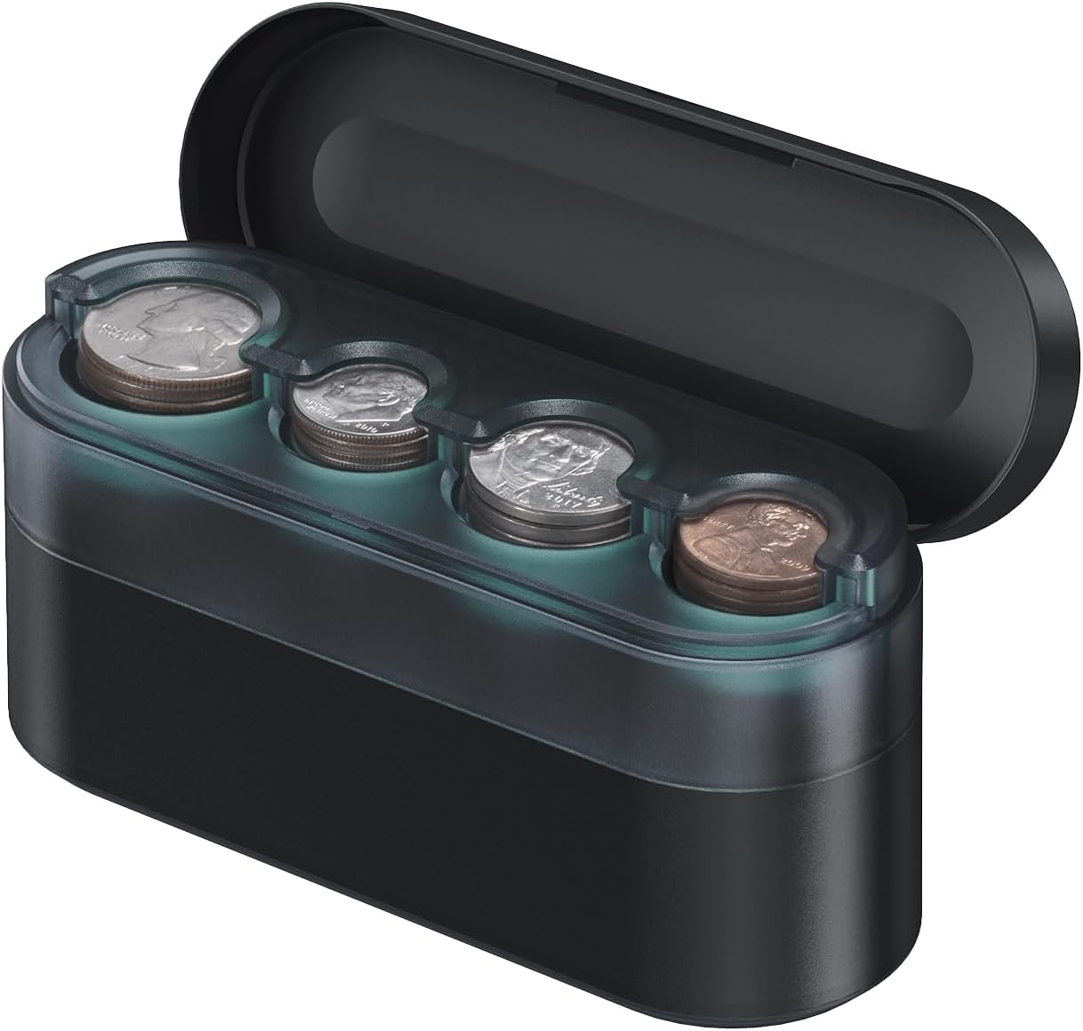 HALOBLK Larger-Capacity Coin Holder for Car Change...