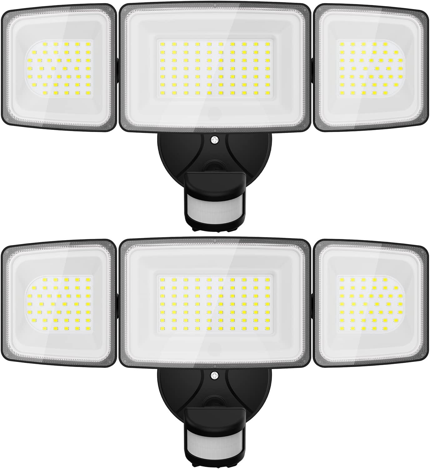 Onforu 2 Pack 100W LED Security Lights Motion Sensor Outdoor, 9000LM Super Brigh...