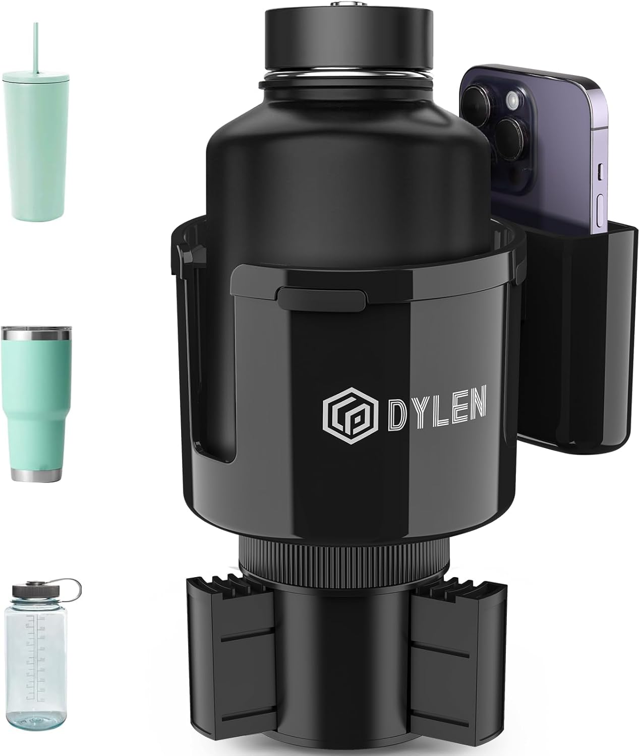 DYLEN Car Cup Holder Expander, Cup Holder Extender Adapter for Car with Expandab...