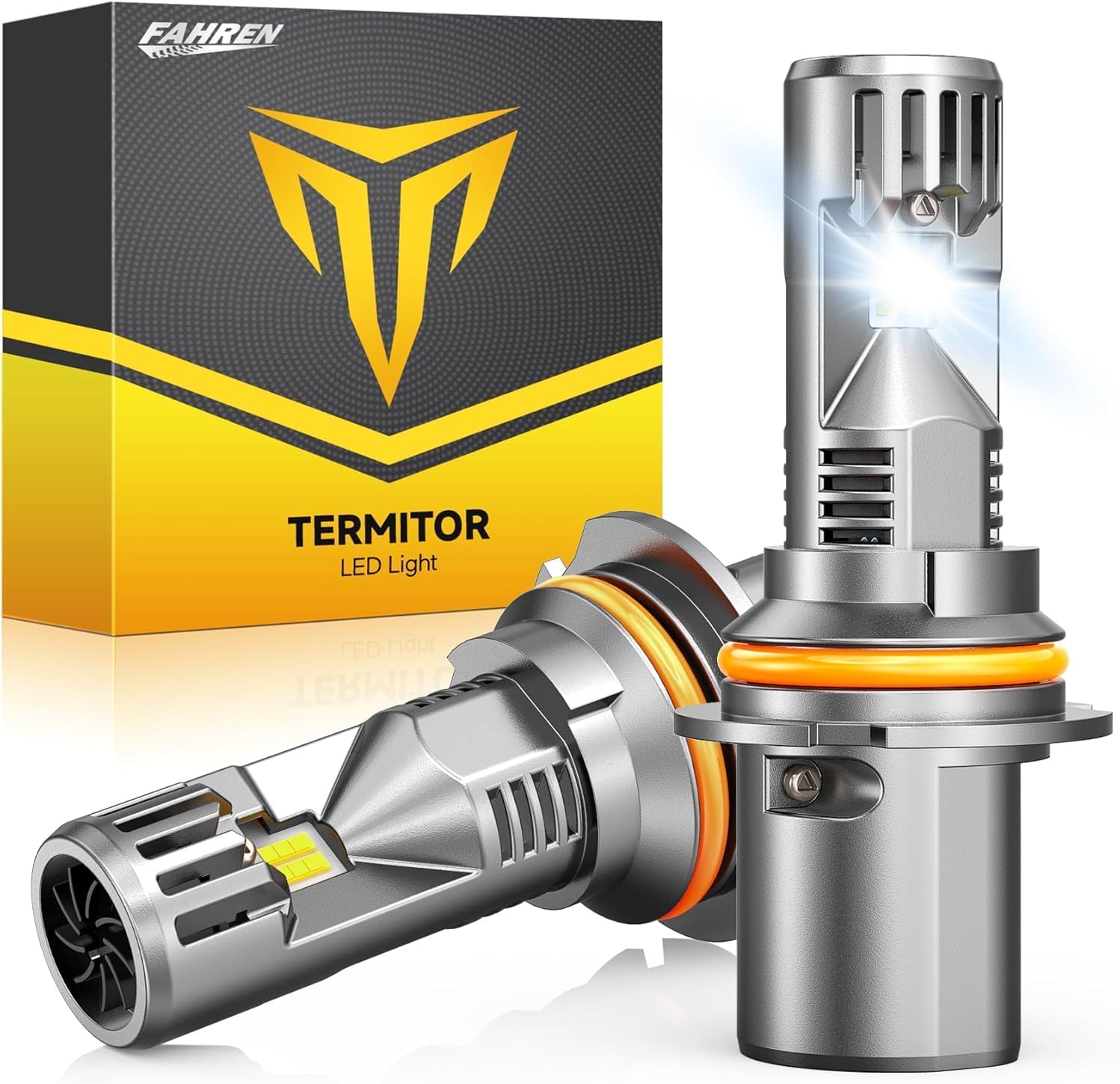 FAHREN 9007 Bulb, [Upgraded & Brightest] 28000LM HB5 Fog light, 6500k White IP68...