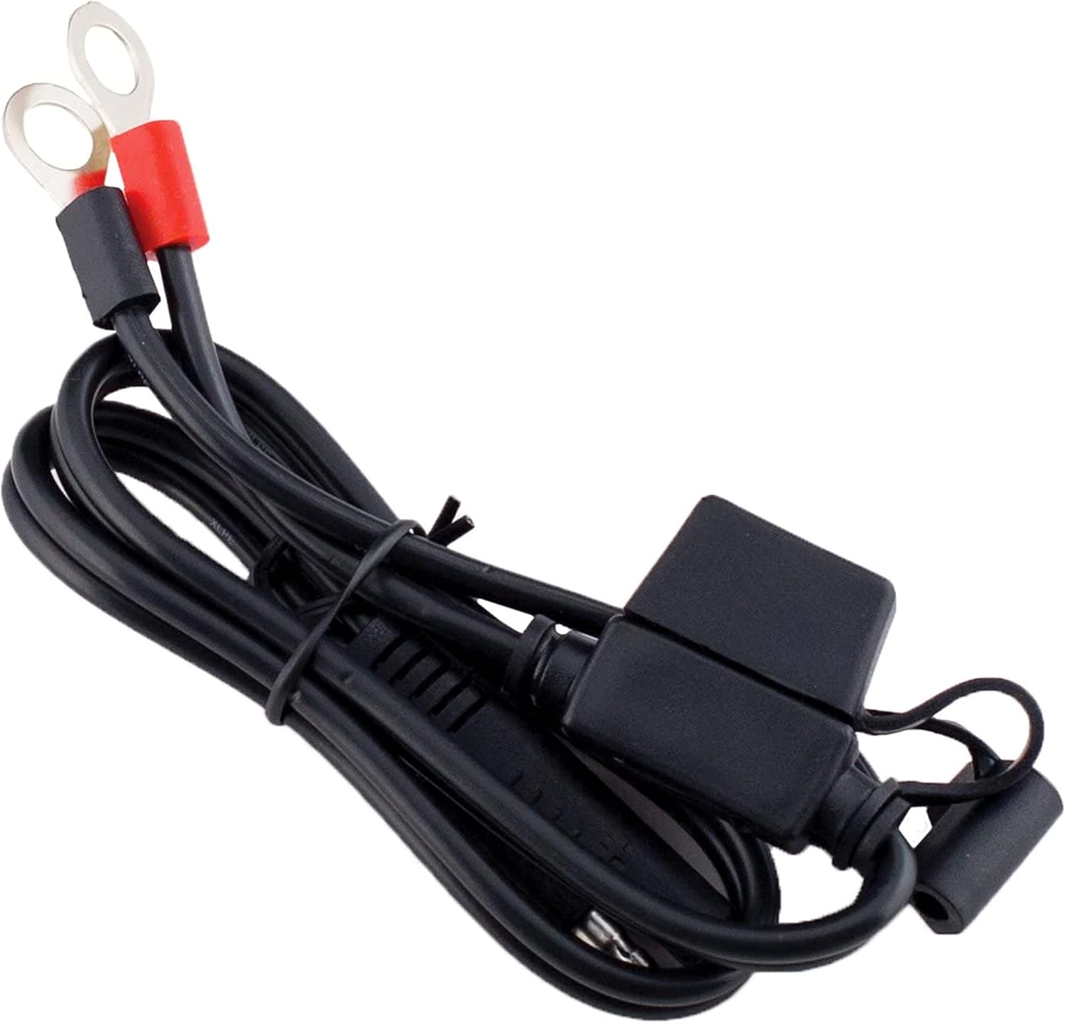 Battery Tender Ring Terminal Harness Accessory Cable - 18 inch Cord Adapter with...