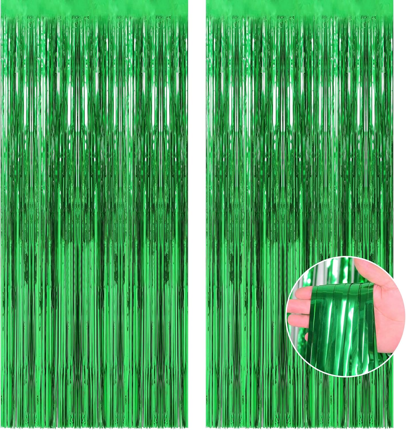 OHOME St Patricks Day Decorations - Green Party Backdrop Streamers | St Patricks...