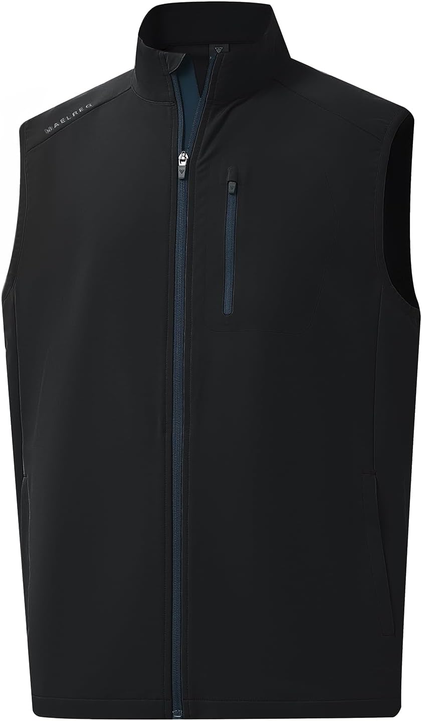 M MAELREG Mens Vests Outerwear Windproof Lightweig...