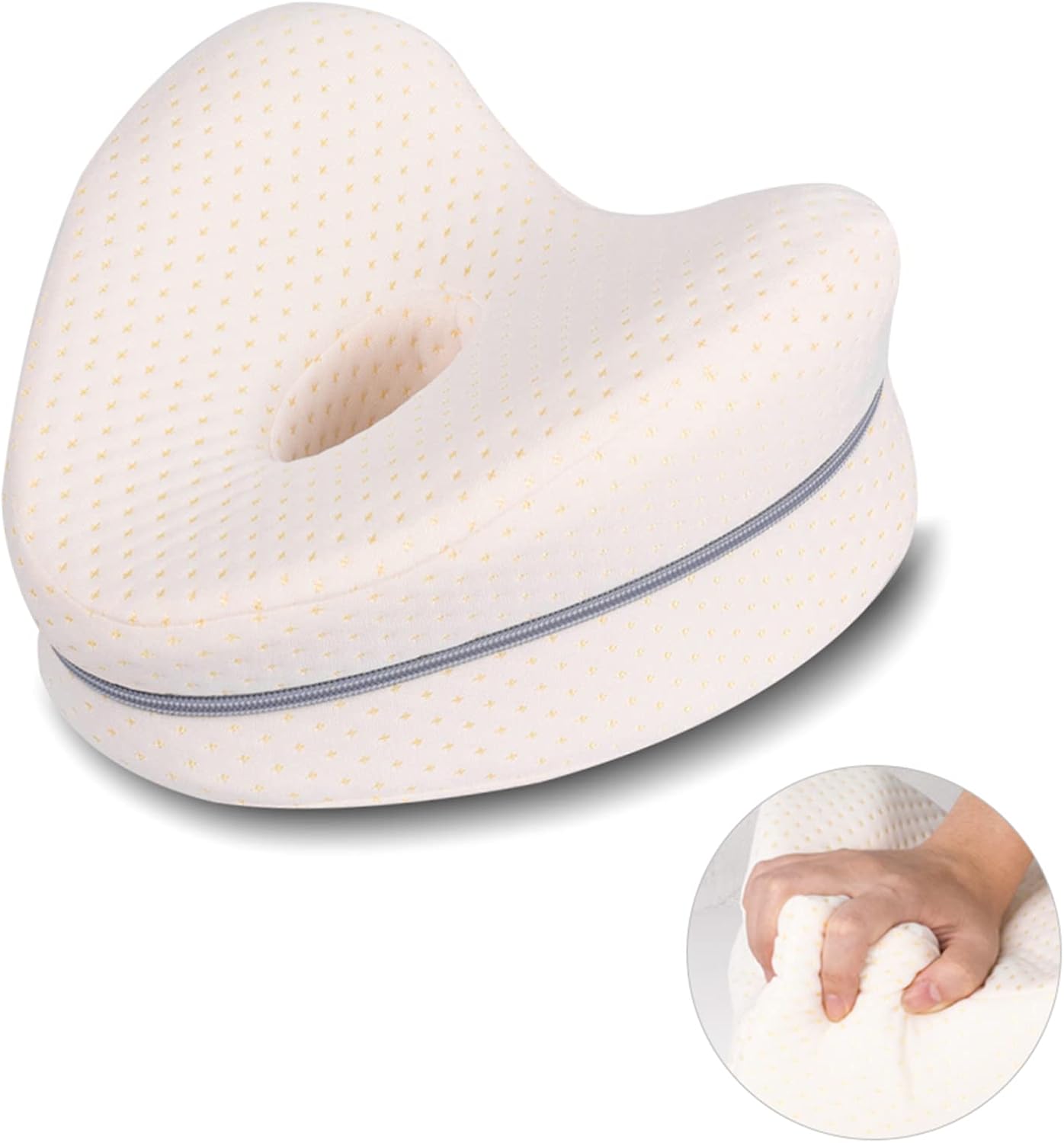 Dioxide Pillow for Sleeping on Side, Memory Foam Pillow for Side Sleepers,Orthop...