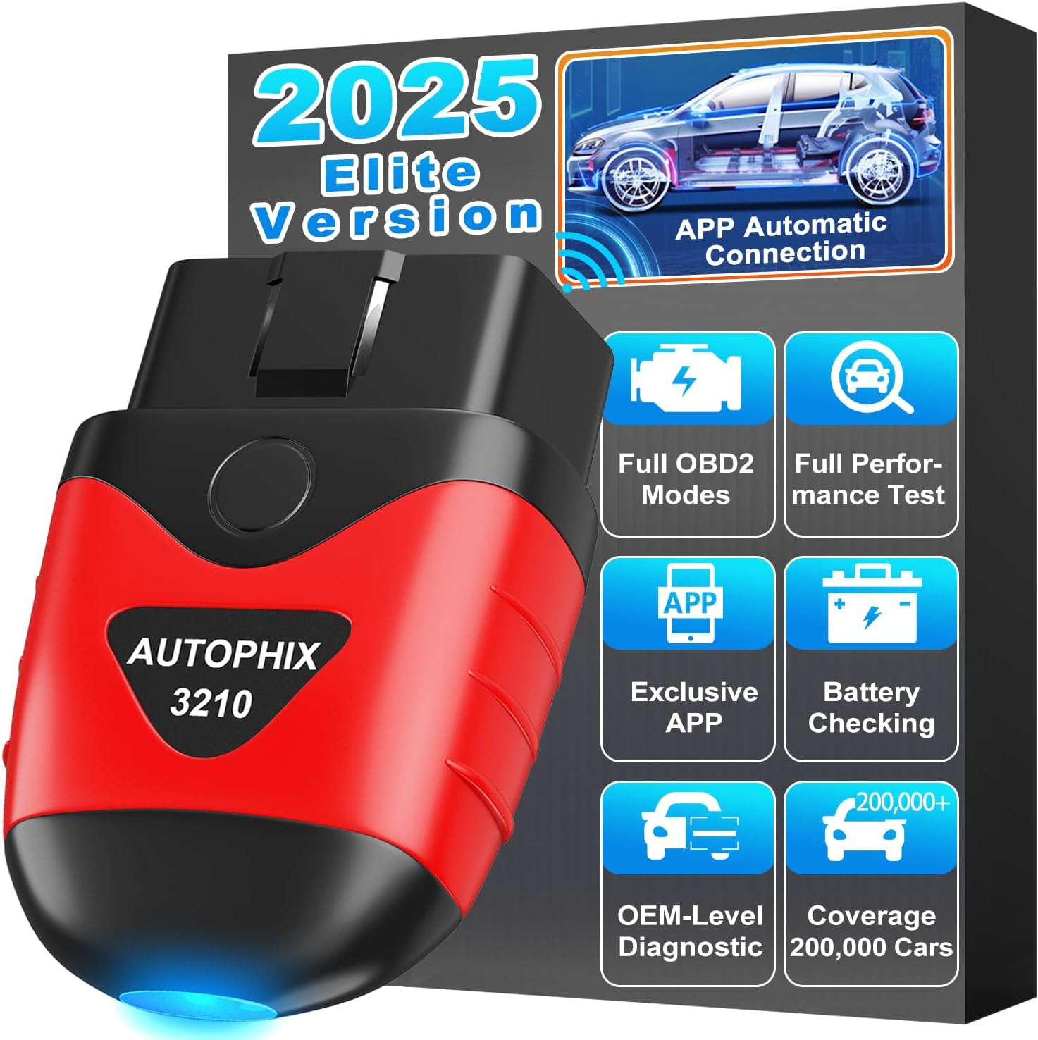 AUTOPHIX 3210 Bluetooth OBD2 Scanner, Check Engine...