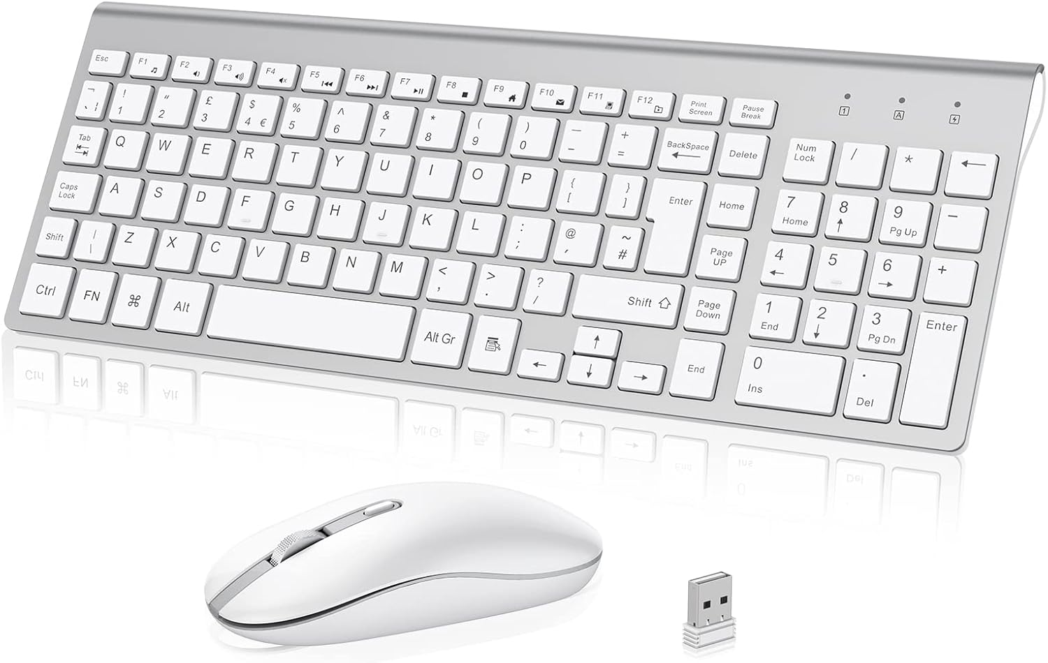 Wireless Keyboard Mouse Combo, cimetech 2.4G Ultra...