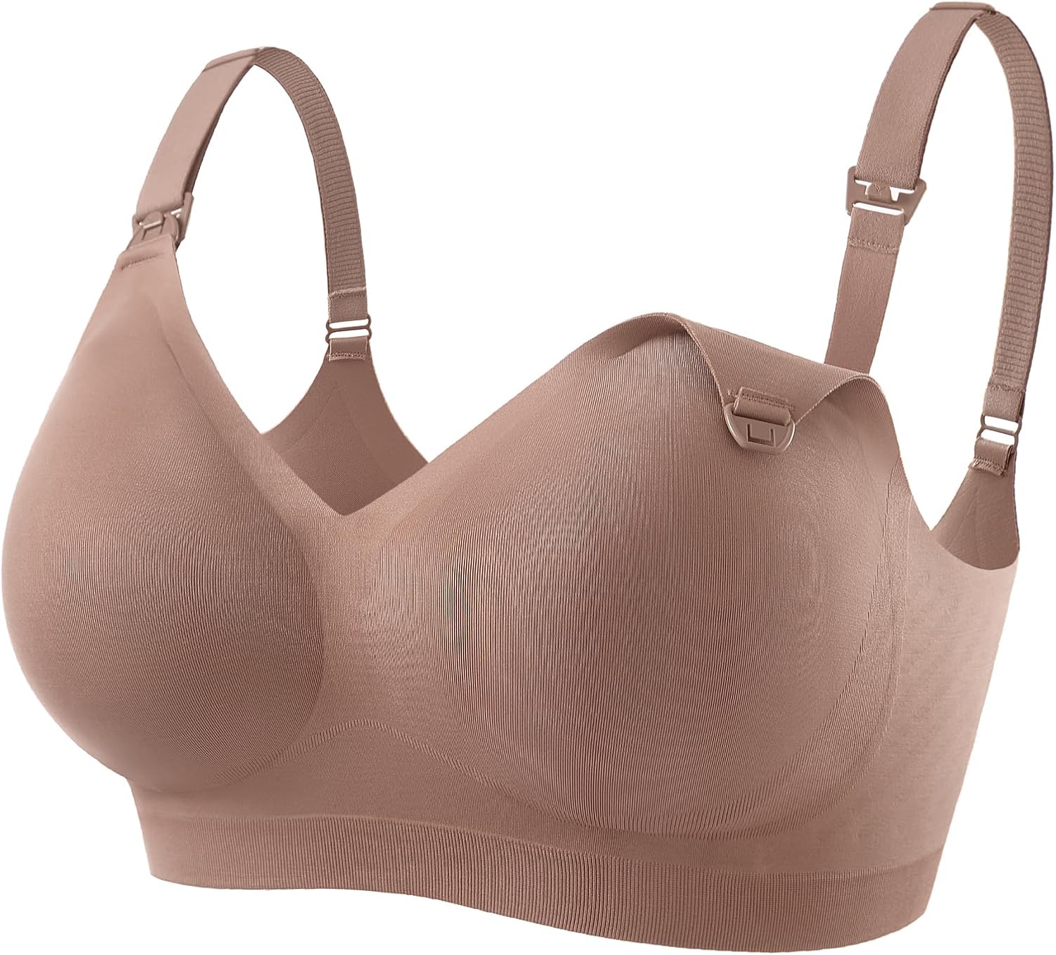 HOFISH Updated Nursing Bras for Breastfeeding, AirZephyr Seamless Maternity Bra,...