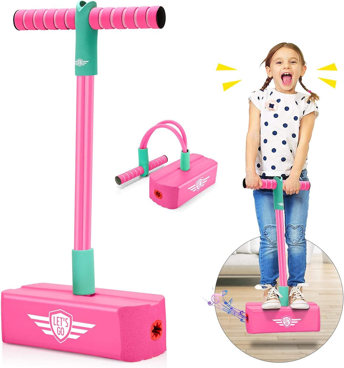 Toyzey Girls boys Toys Age 3 4 5 6 7 8 9 10 11 12,Pogo Stick Jumper Toys for 3-1...