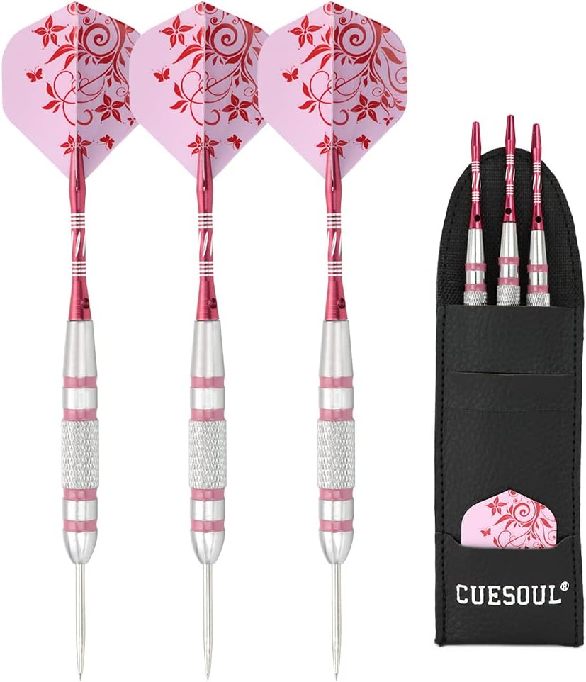 CUESOUL 3pcs/set Steel Tip Darts-21g/22g/23g darts set