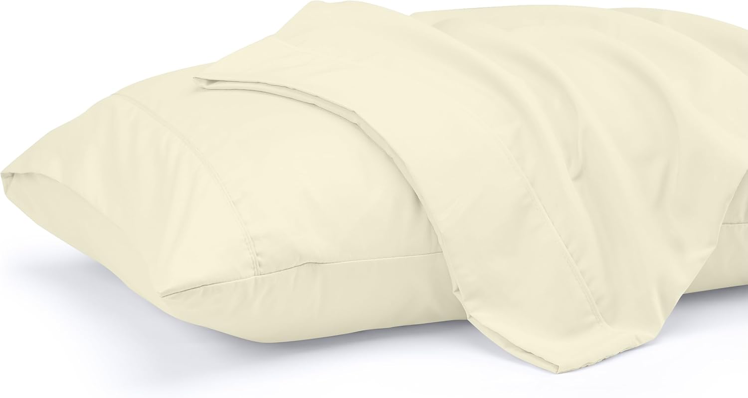Utopia Bedding Queen Pillow Cases - 2 Pack - Envelope Closure - Soft Brushed Mic...