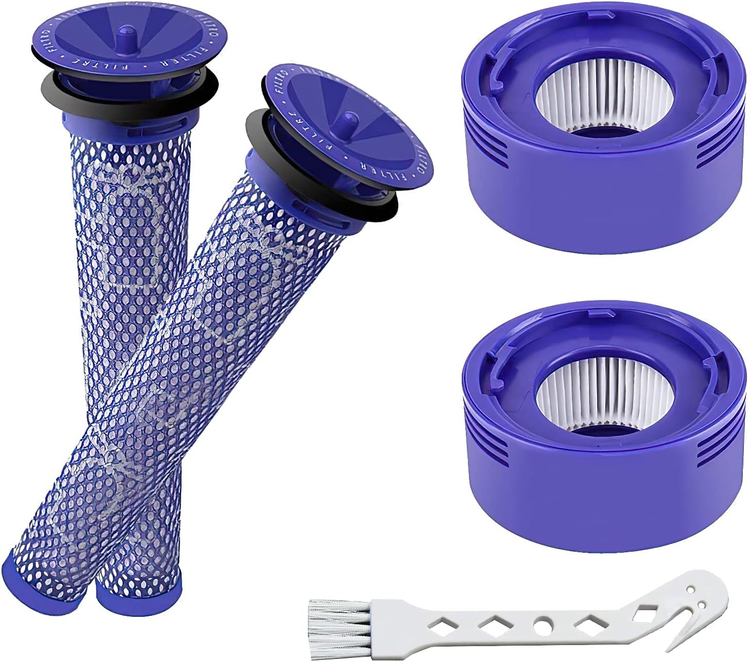 4 Pack Filter Replacement for Dyson V8 Absolute, V8 Animal, V7 Absolute, V7 Moto...