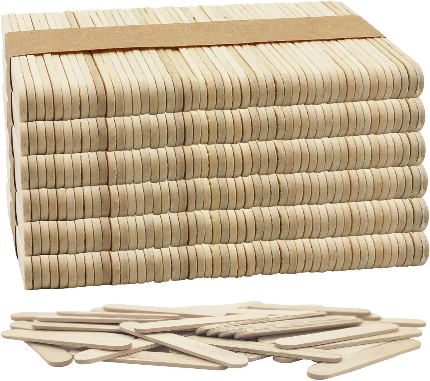 OWLKELA 300PCS Mini Lollipop Sticks 2.5 inch, Wood Craft Sticks, Lolly Sticks fo...