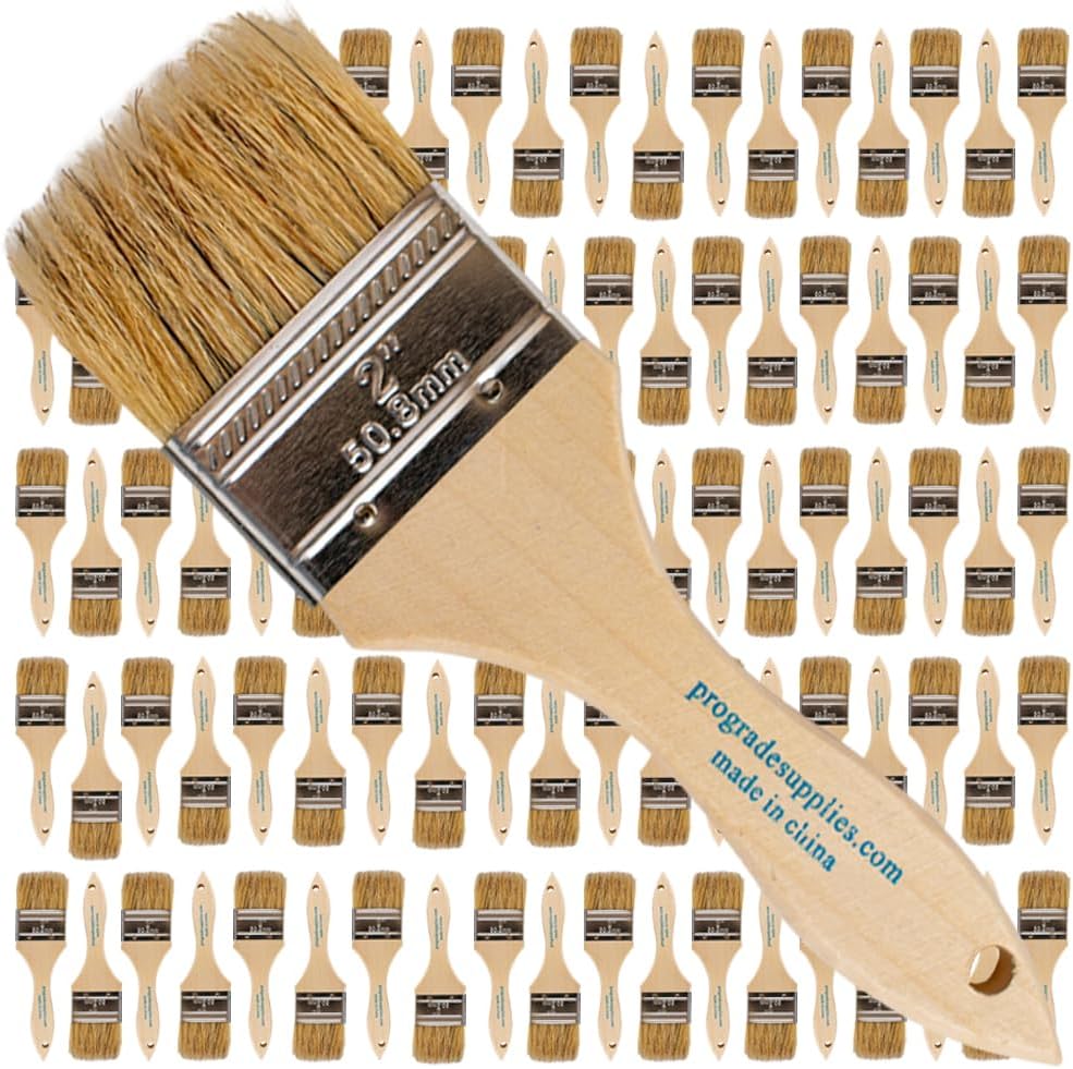 Pro Grade - Chip Paint Brushes - 96 Pack - 2 Inch - Chip Brushes - Versatile for...