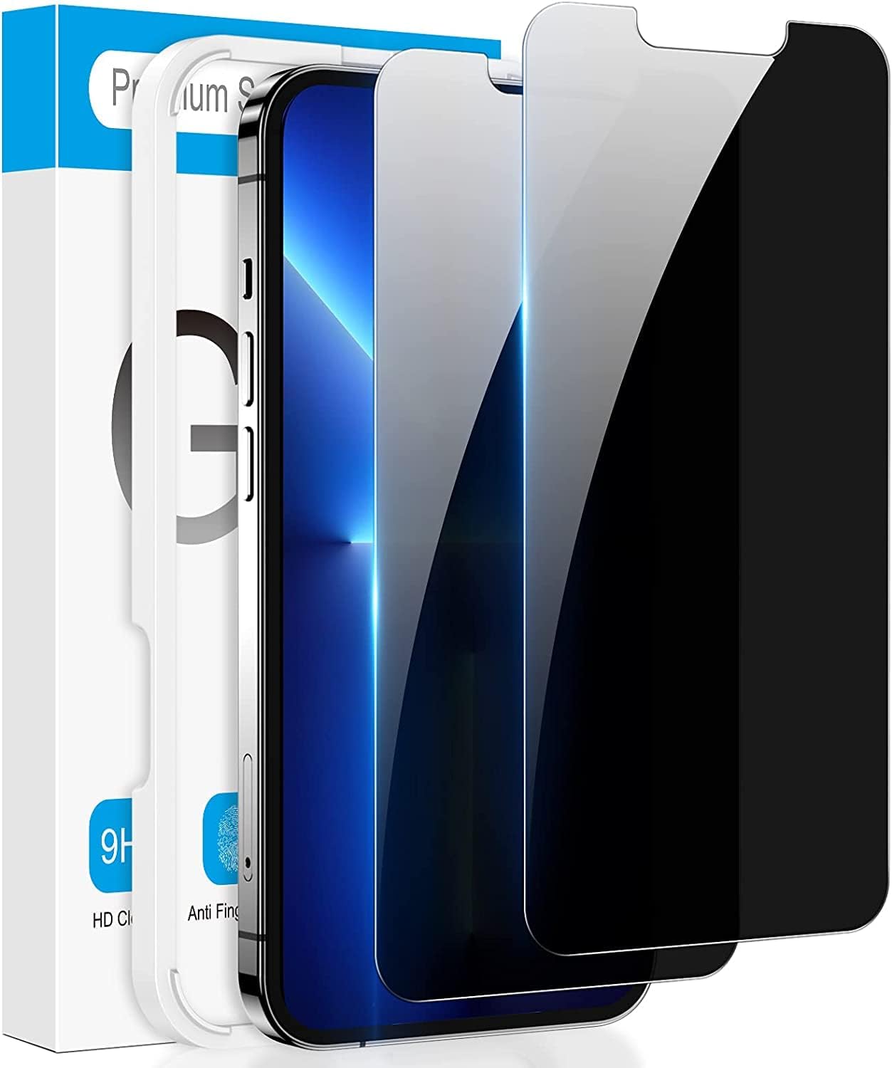 Fotbor for iPhone 14 Plus & iPhone 13 Pro Max Privacy Screen Protector, 2 Pack P...
