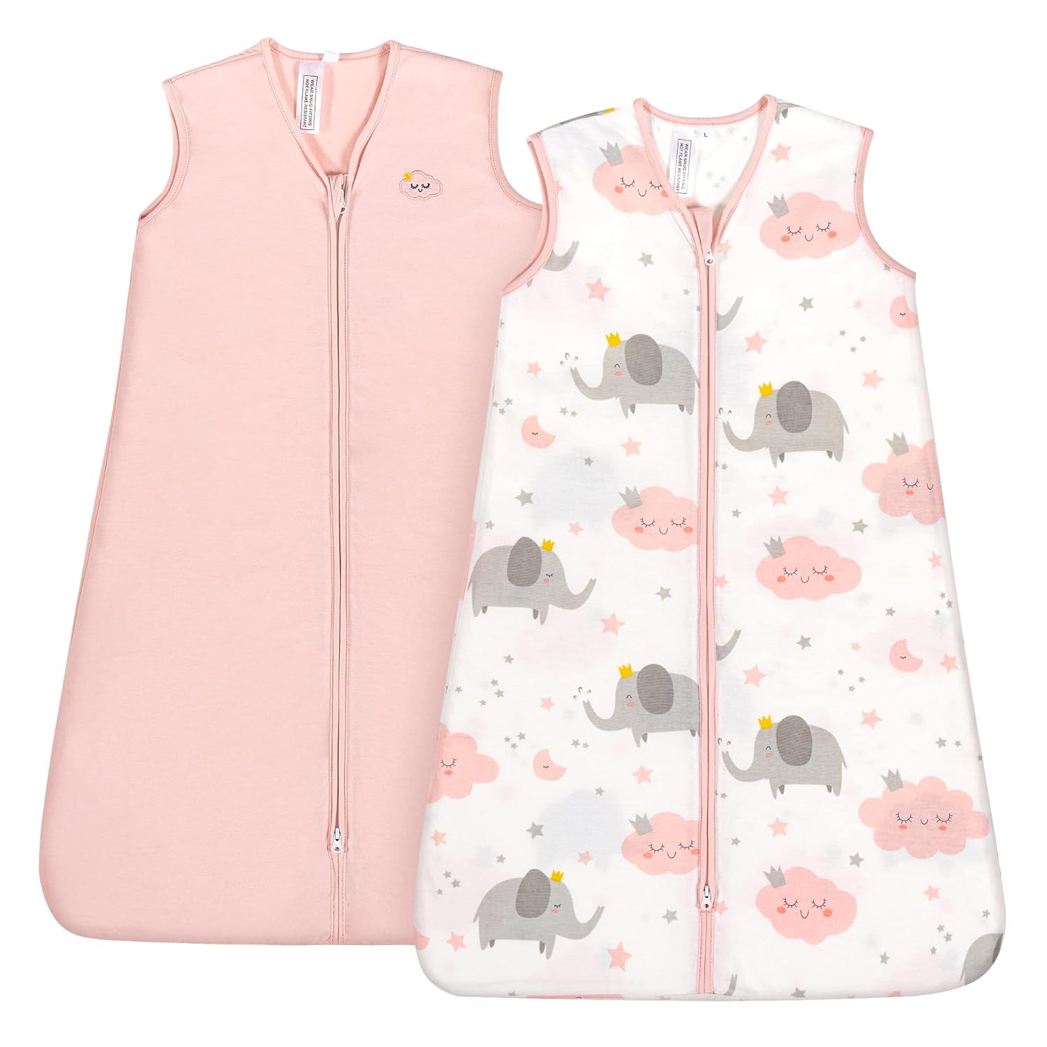 TILLYOU Sleep Sack 18-24 Months - 0.5 TOG Baby Wearable Blanket with 2-Way Zippe...