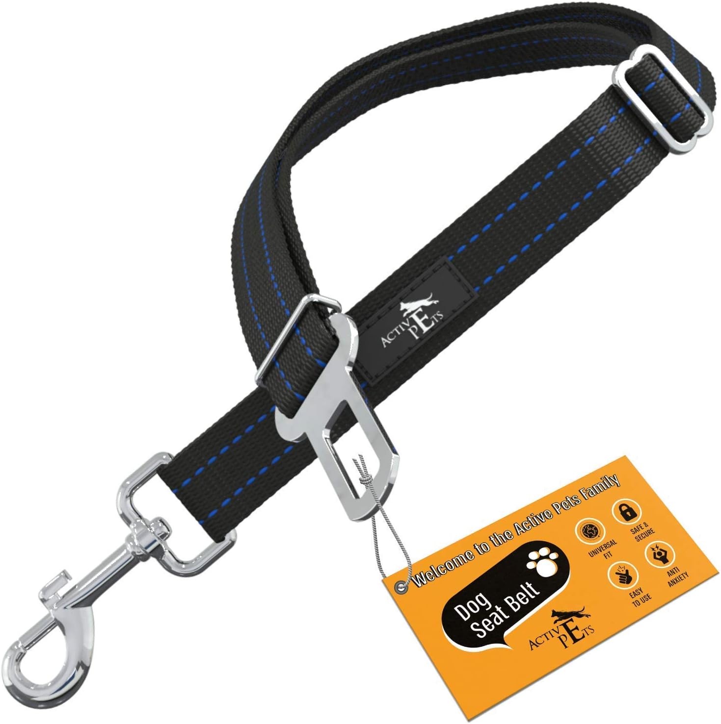 Active Pets Dog Car Seat Belt Harness, Safety Travel Restraint System for Small...