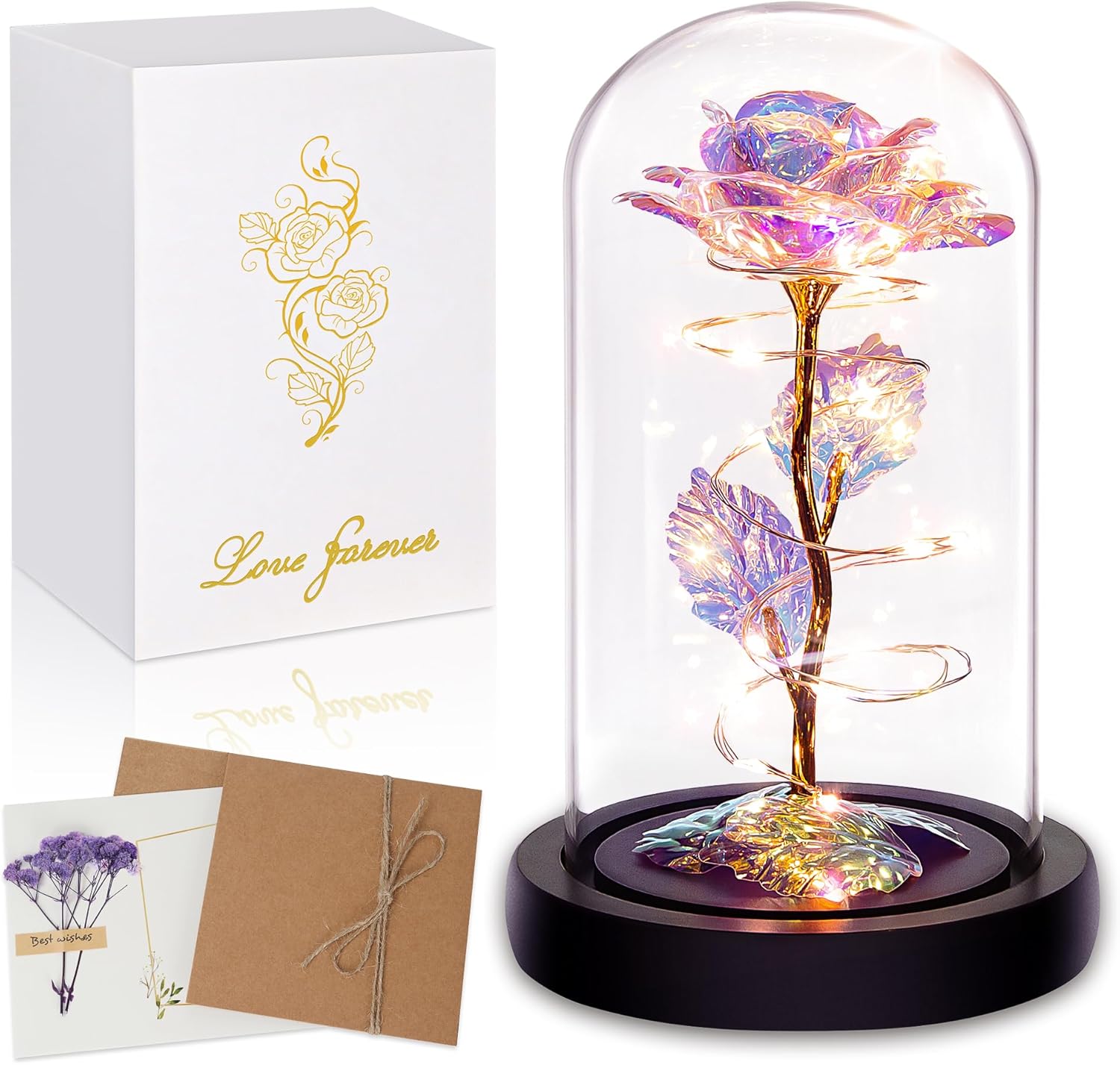 Birthday Gifts for Women,Mothers Day Flowers Gifts for Mom,Wife,Grandma,Rose Mom...