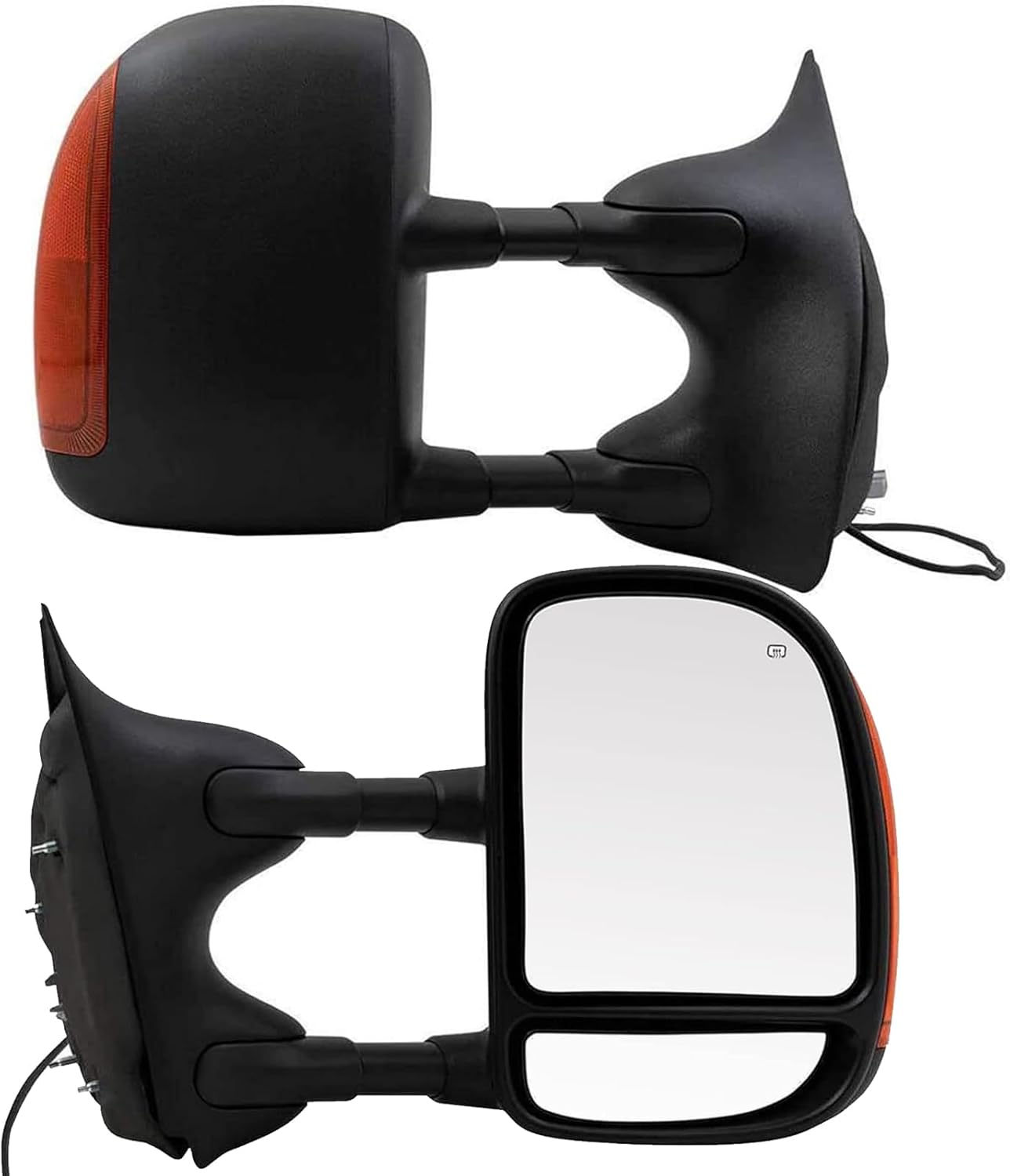 PZ Driver and Passenger Side Tow Mirrors for 99-07 F250 F350 F450 F550 Super Dut...