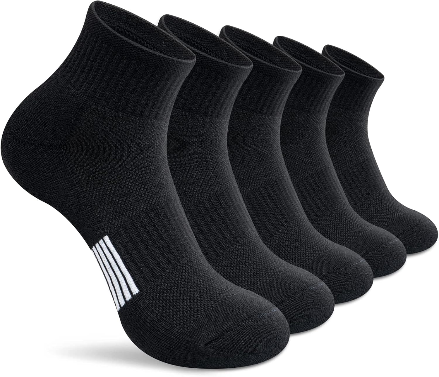 Gonii Ankle Socks Womens Athletic Thick Cushioned Running Hiking Low Cut 5-Pairs...