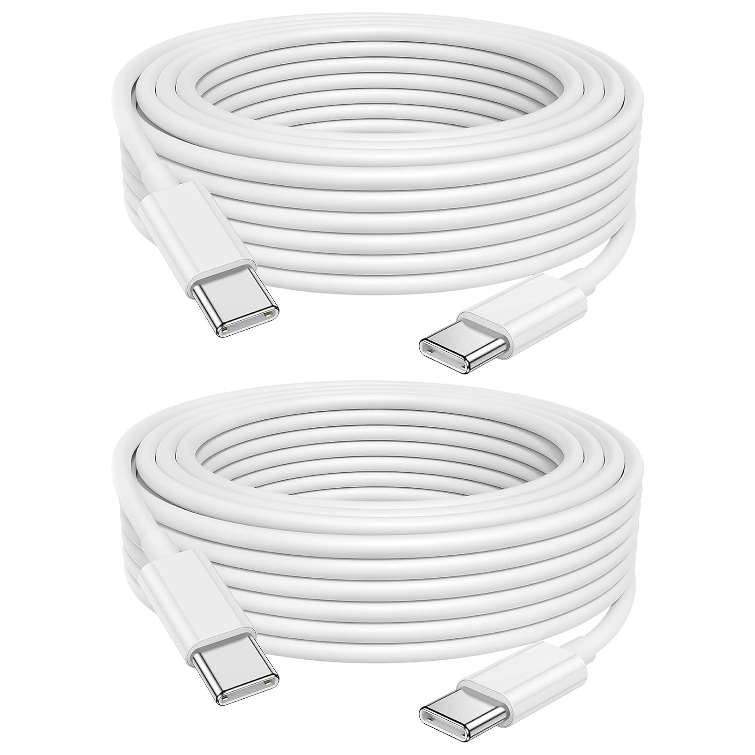 USB C to USB C Cable, 2Pack 60W[10FT+6FT], Type C to C Cable Fast Charging Cord...