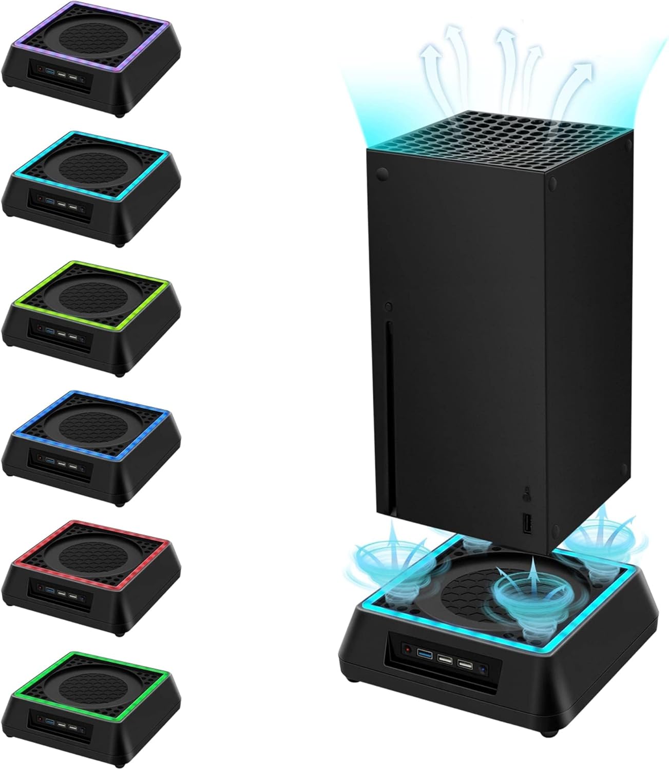 Mcbazel Cooling Stand with LED Lighting for Xbox Series X Console, Xbox Series X...
