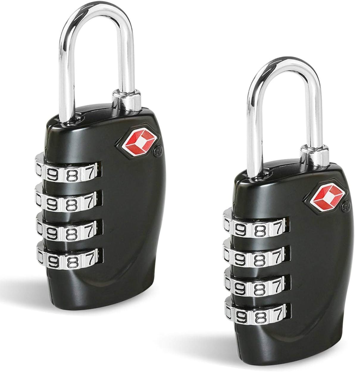 CFMOUR TSA Suitcase Locks - 1, 2, 3, 4, 5, 6 Pack 4-Dial Security Travel Combina...
