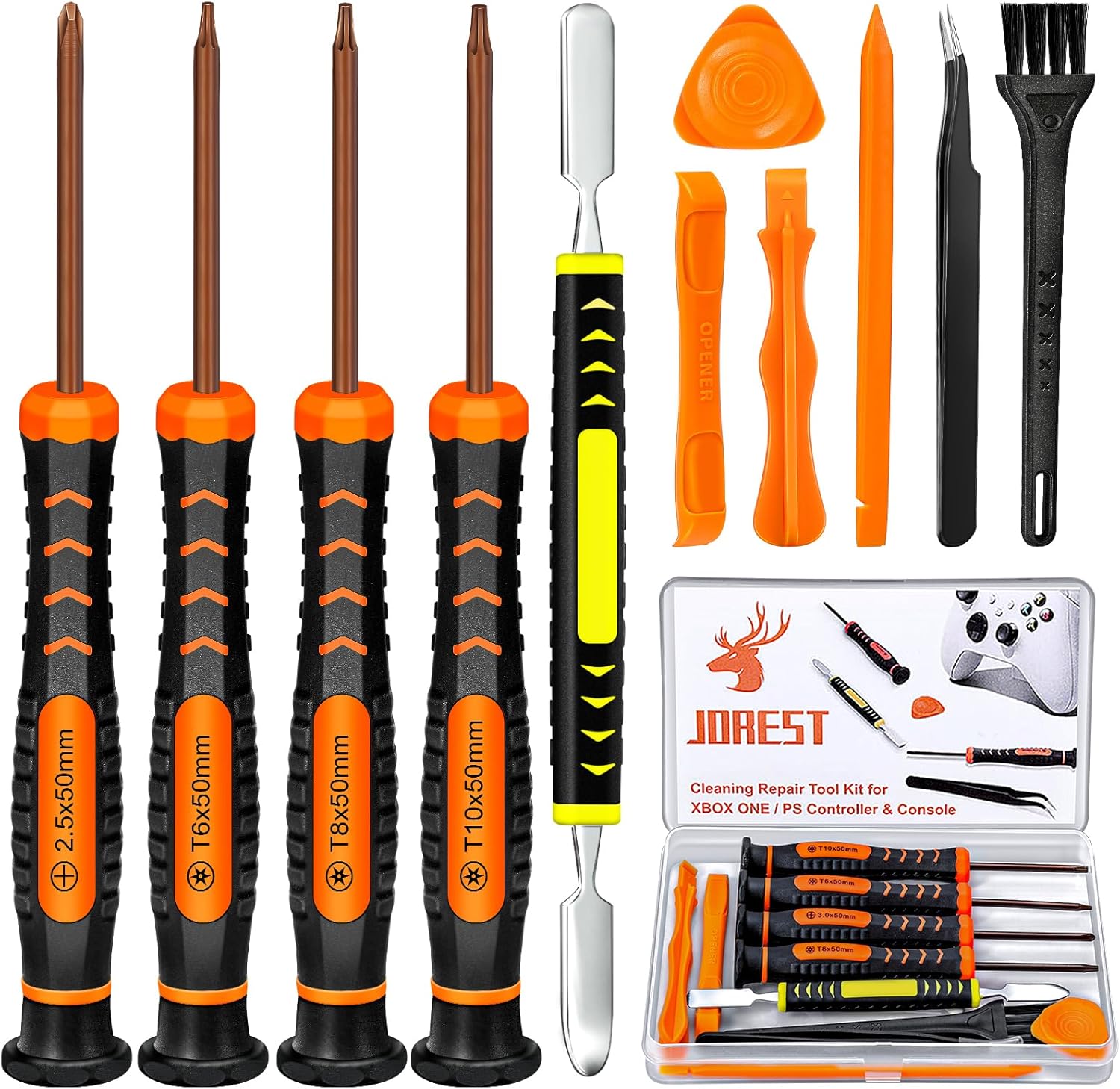 JOREST Cleaning Repair Tool Kit for PS4 PS3 PS5 Xbox One/360, PH0 T6 T8 T10 Torx...