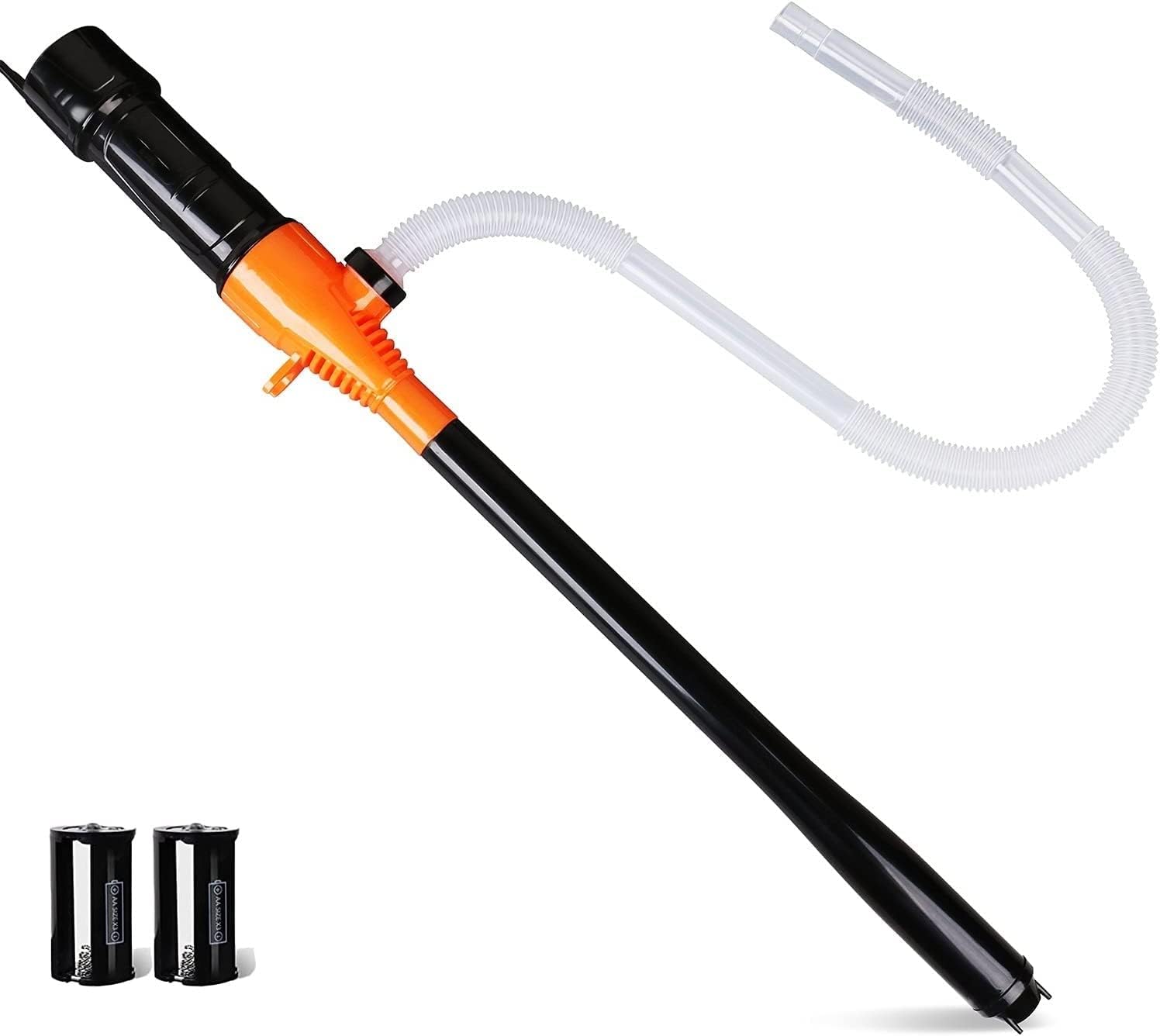 HORUSDY Battery Portable Battery Operated Gas & Water Pump, Powered Fuel Transfe...
