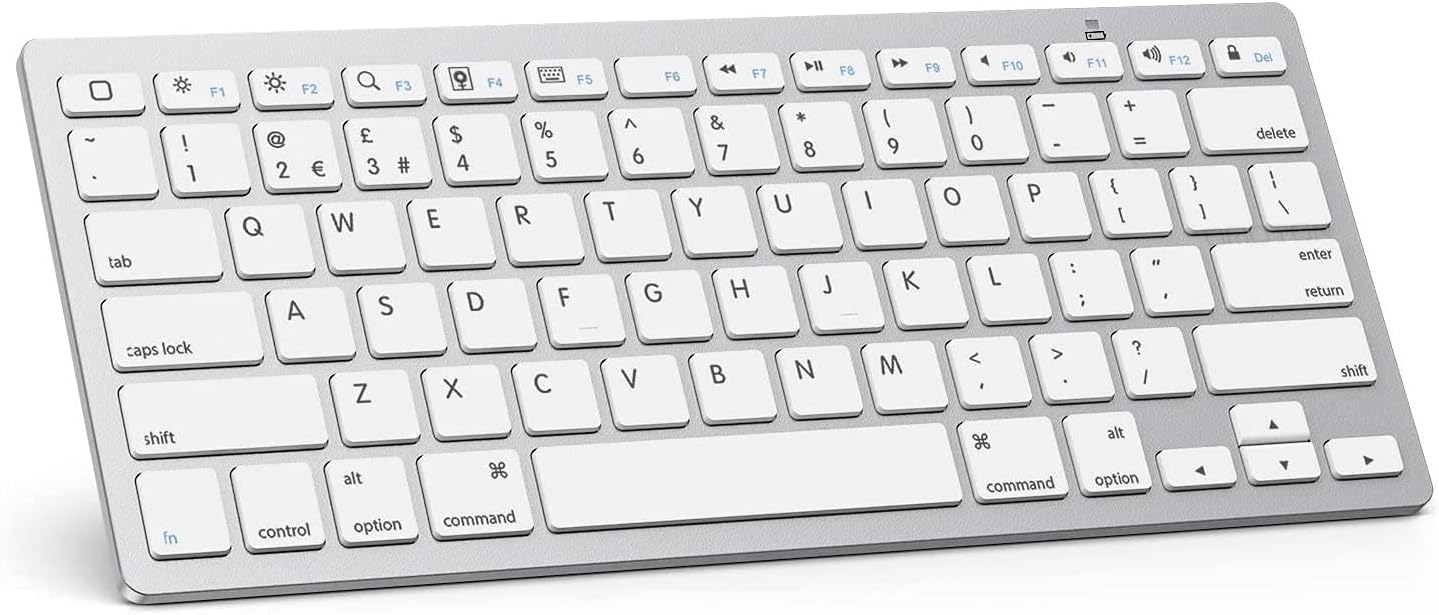 OMOTON Bluetooth Wireless Keyboard for iOS Compati...