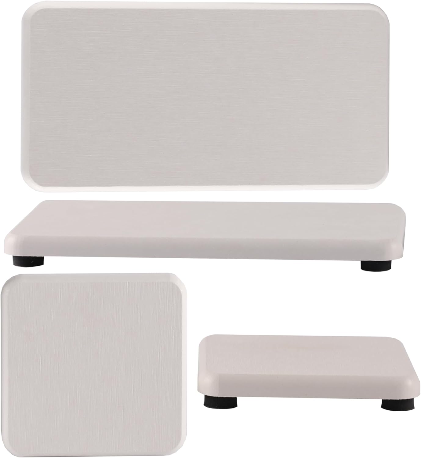 Set of 4 Water Absorbent Diatomite Soap Dish, Diatomaceous Earth Coasters, Hand...