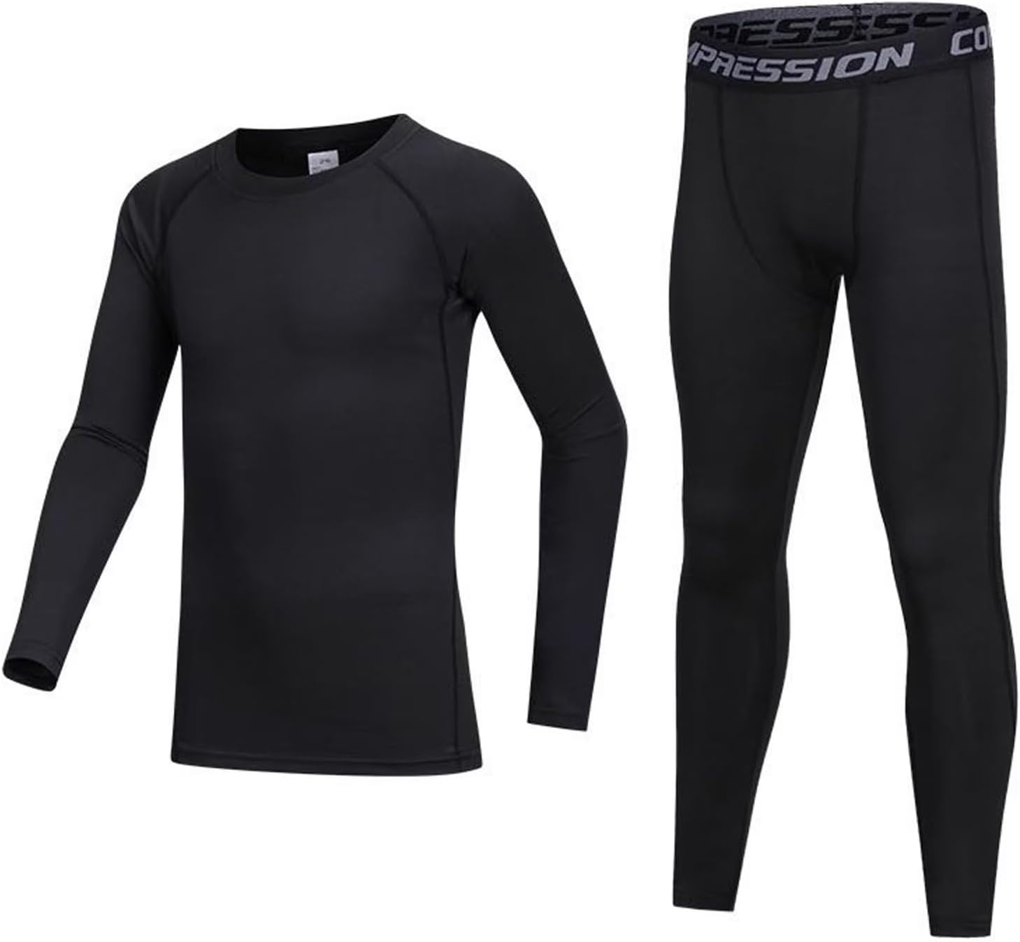 Gavena Kids Thermal Base Layer Set Boys Compression Sets Children Gym Sport Comp...