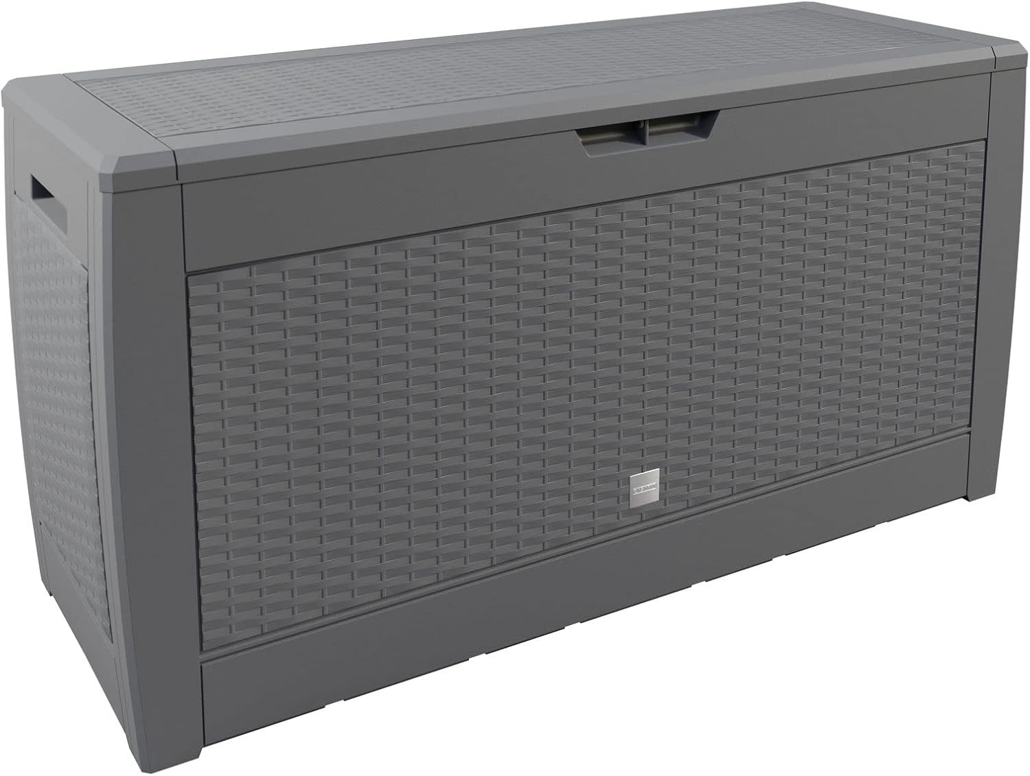 CASARIA® 310L Plastic Garden Storage Box | Rolling Wheels | Outdoor Cushion Pati...