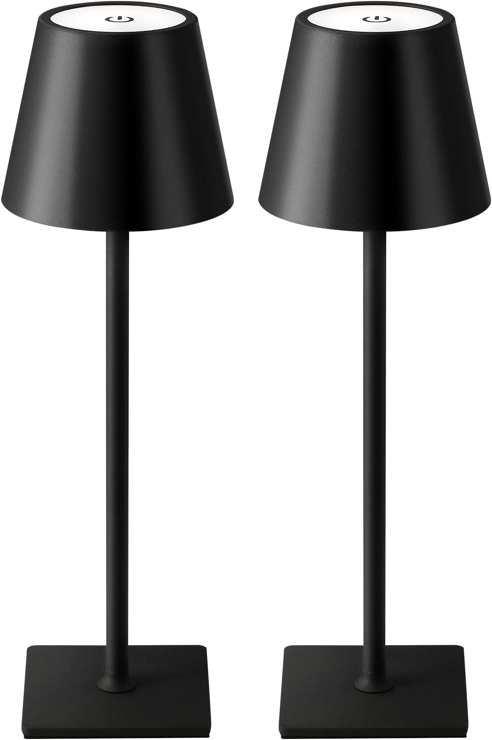 KDG 2 Pack Cordless Table Lamp,Portable LED Desk Lamp, 5000mAh Battery Operated,...