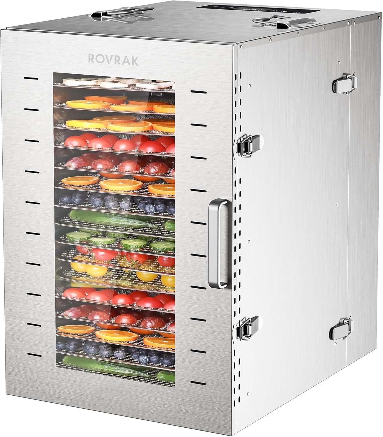 Commercial Dehydrator Machine, 16-Tray Food Dehydr...